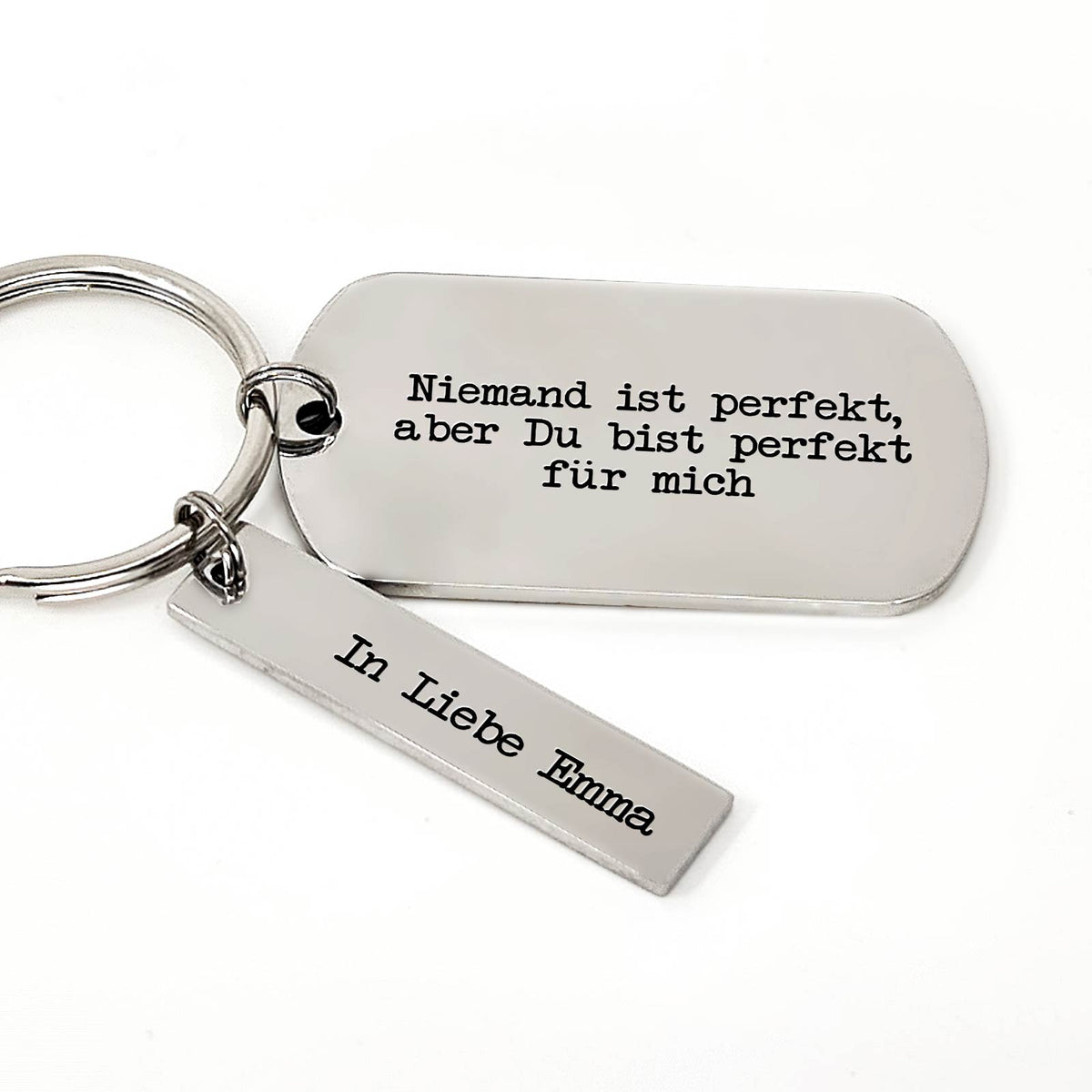 Niemand ist perfekt - Schlüsselanhänger