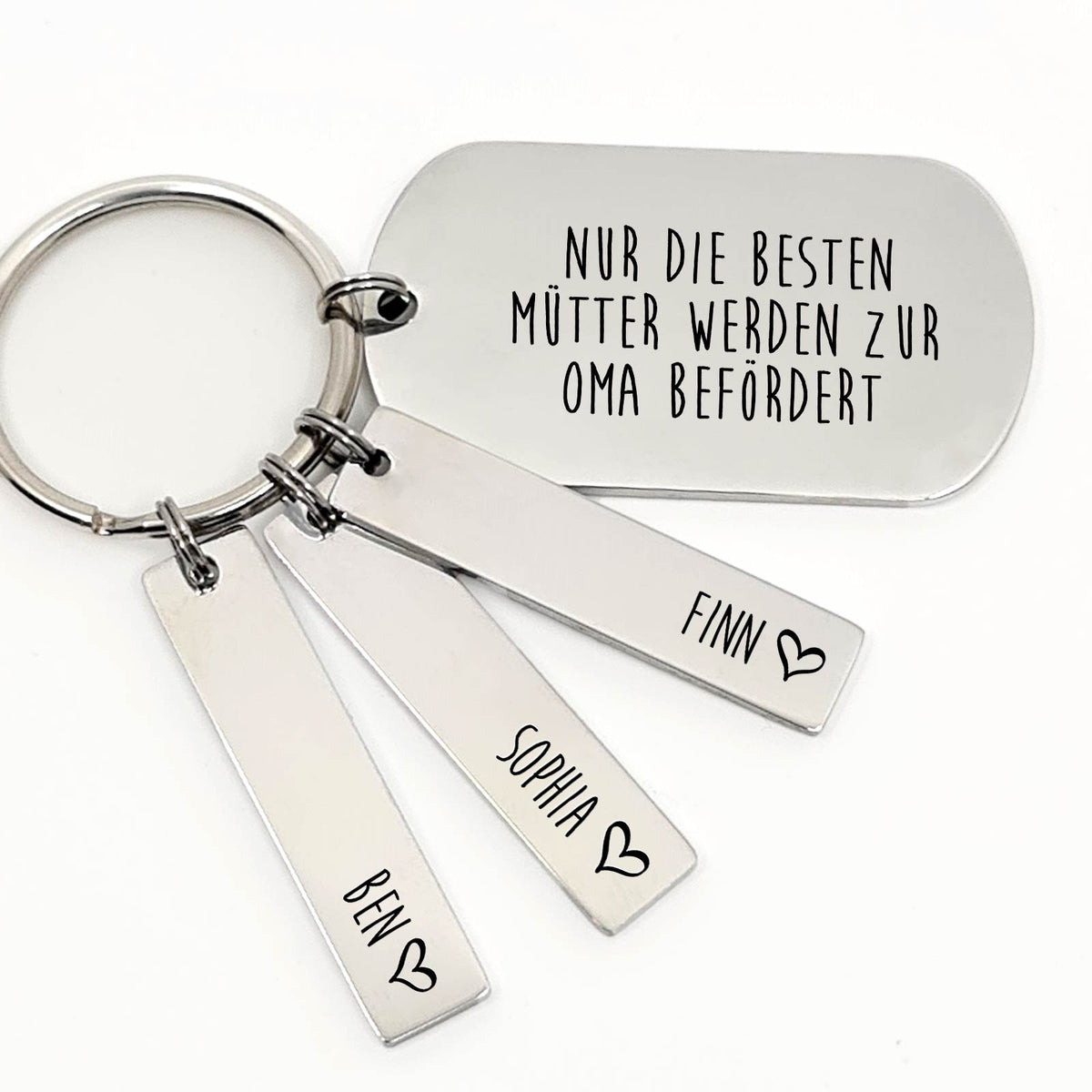 Nur die besten Mütter werden zur Oma befördert – Schlüsselanhänger