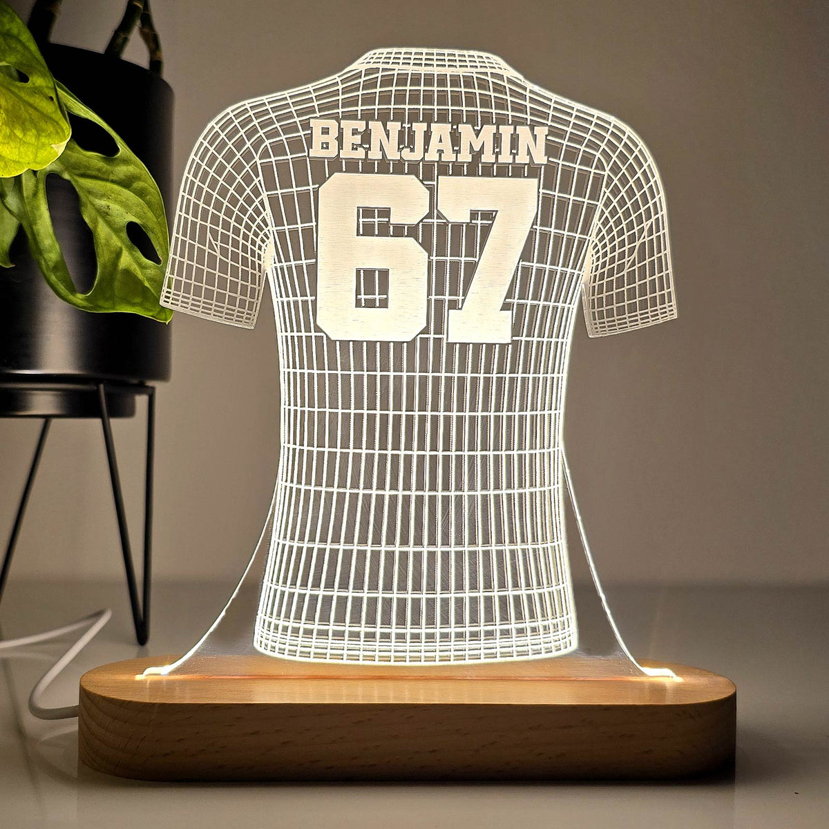 3D Sportshirt-Lampe