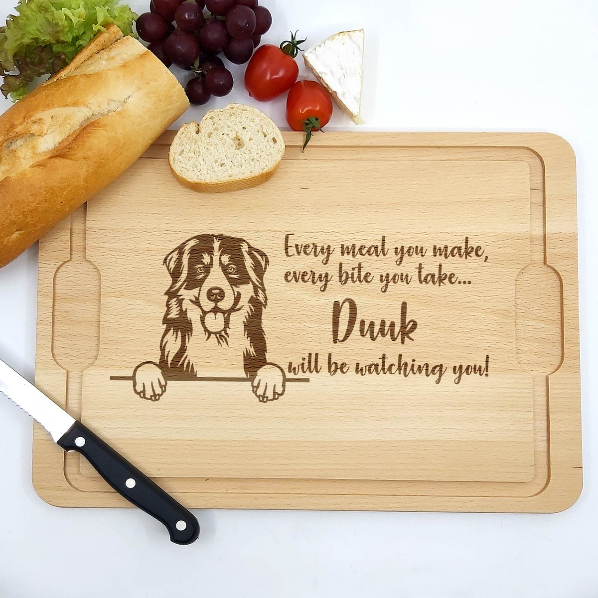 Will be Watching You – Hunde – Schneidebrett