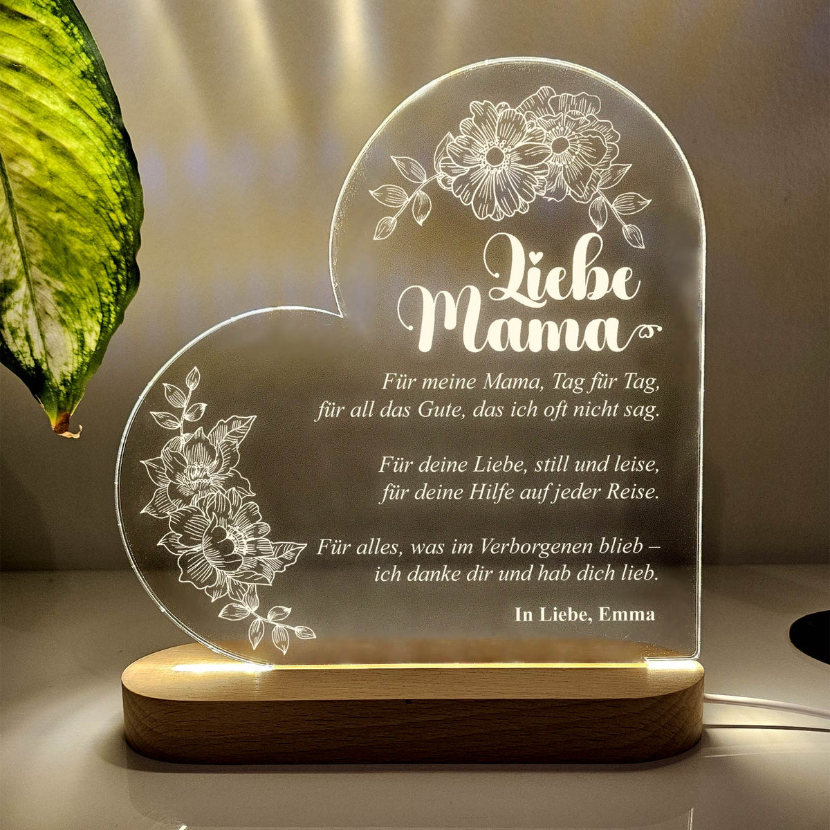 Für meine Mama – LED-Lampe