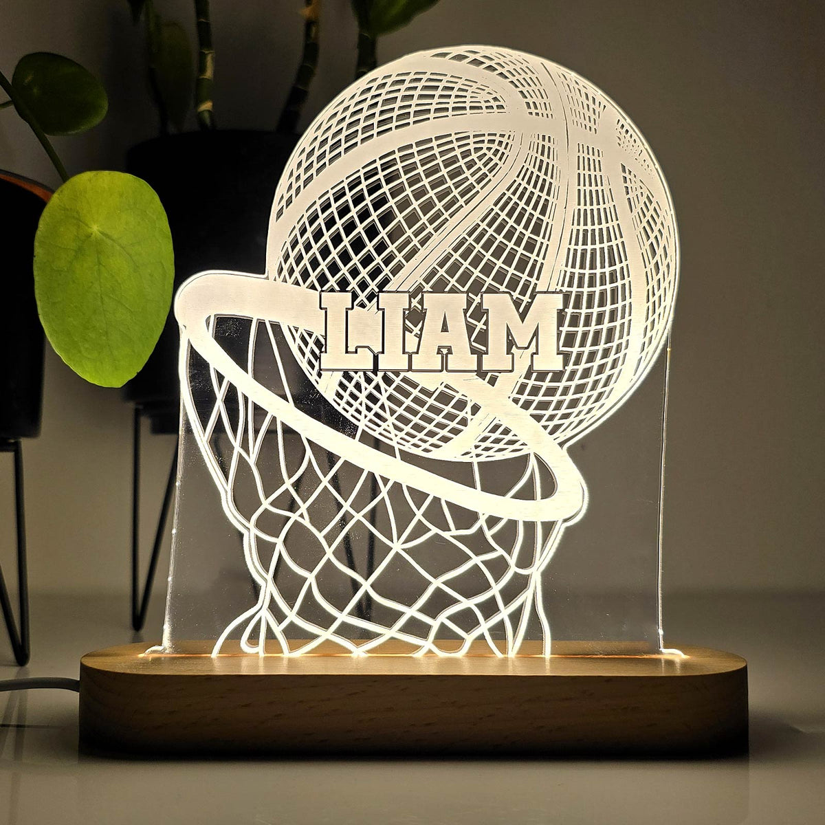 3D Basketballlampe