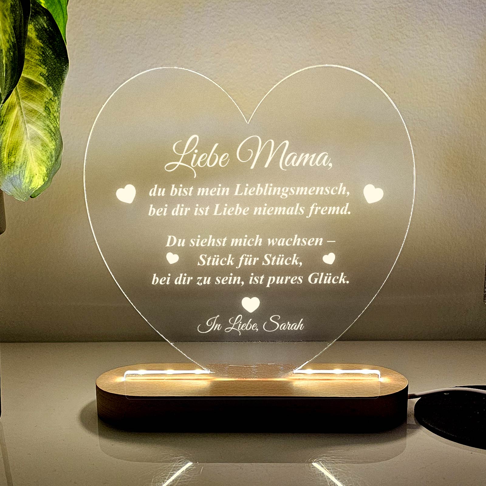Mein Lieblingsmensch – LED-Lampe
