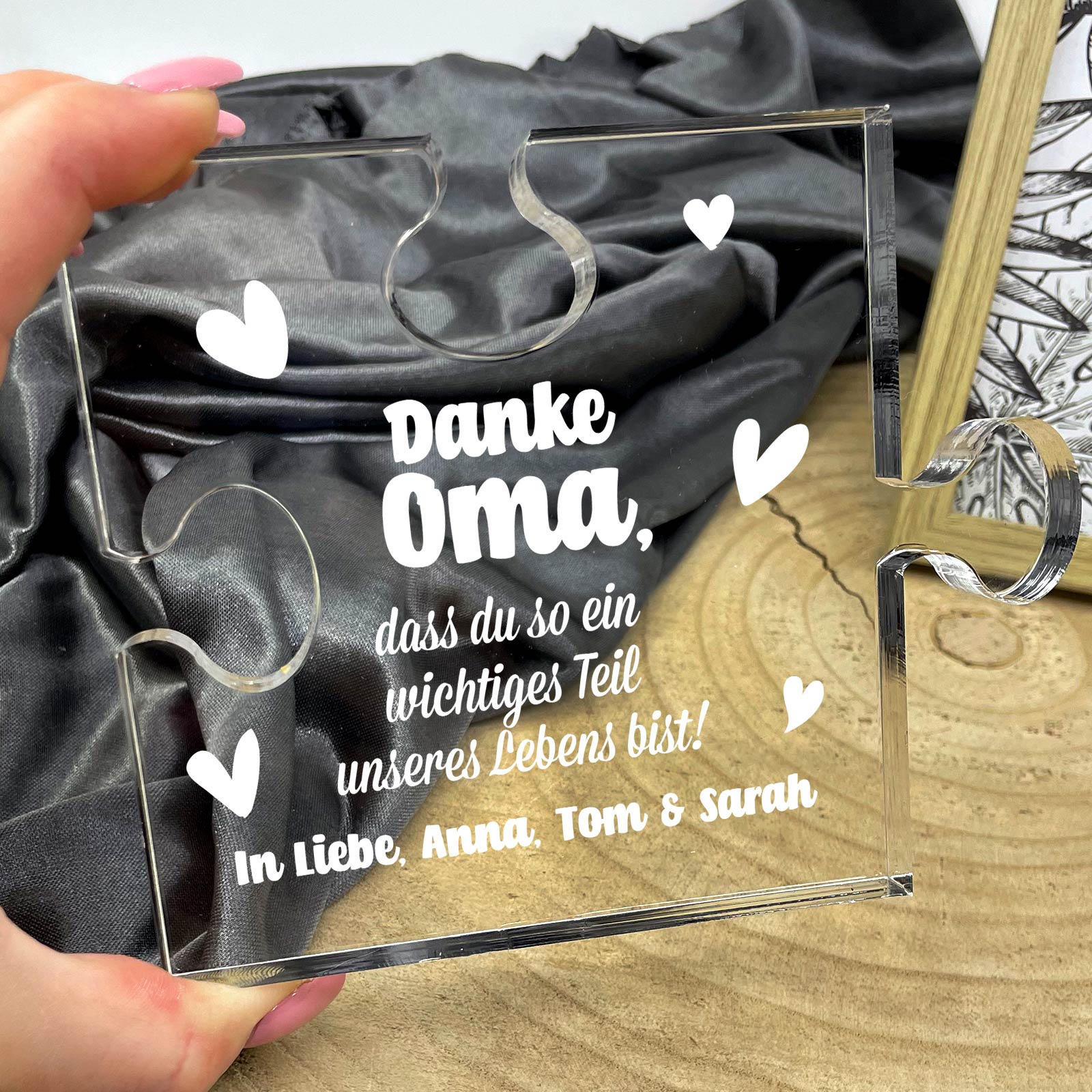 Wichtiger Teil meines Lebens - Plexiglas-Puzzle Teil