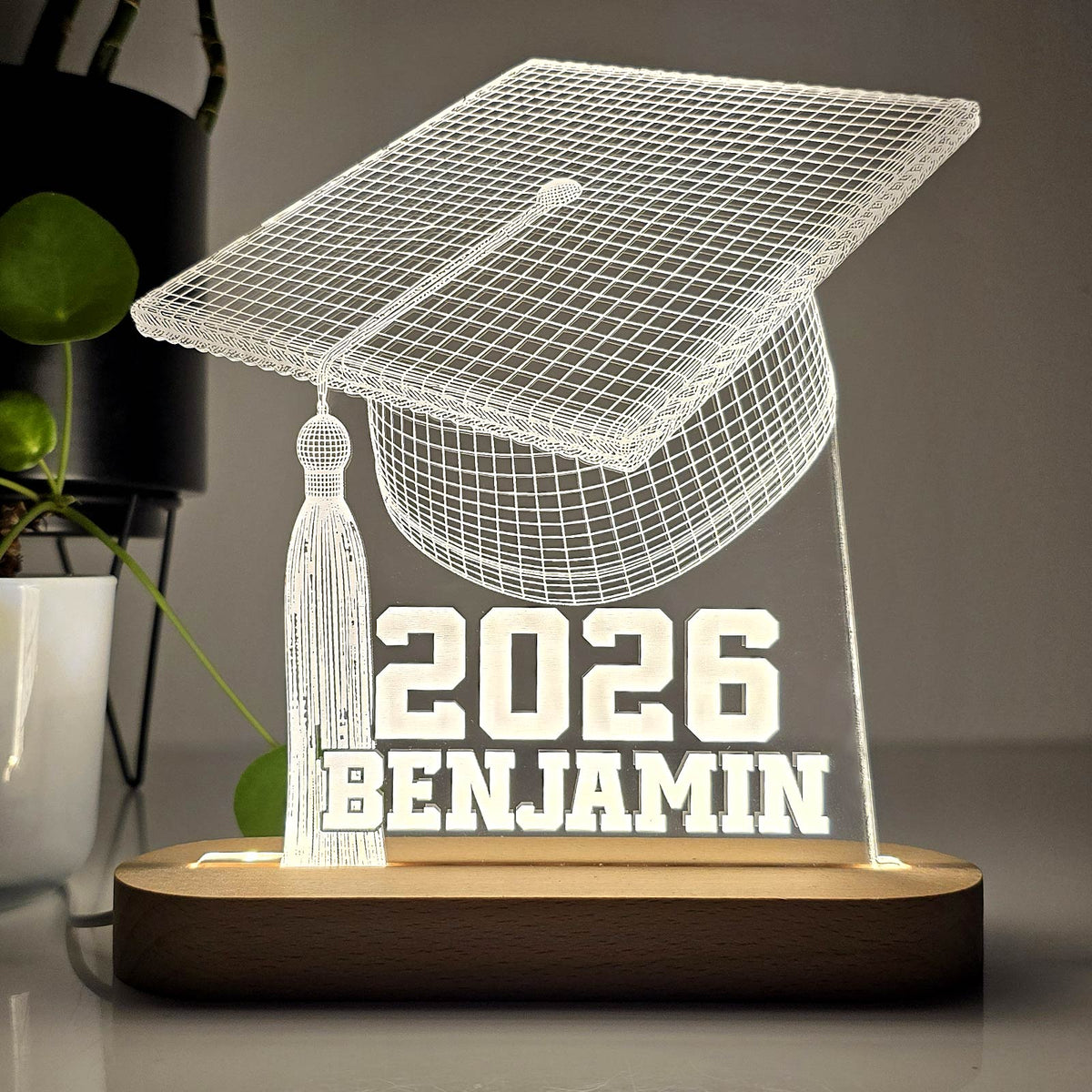 Bestanden! – 3D-LED-Lampe