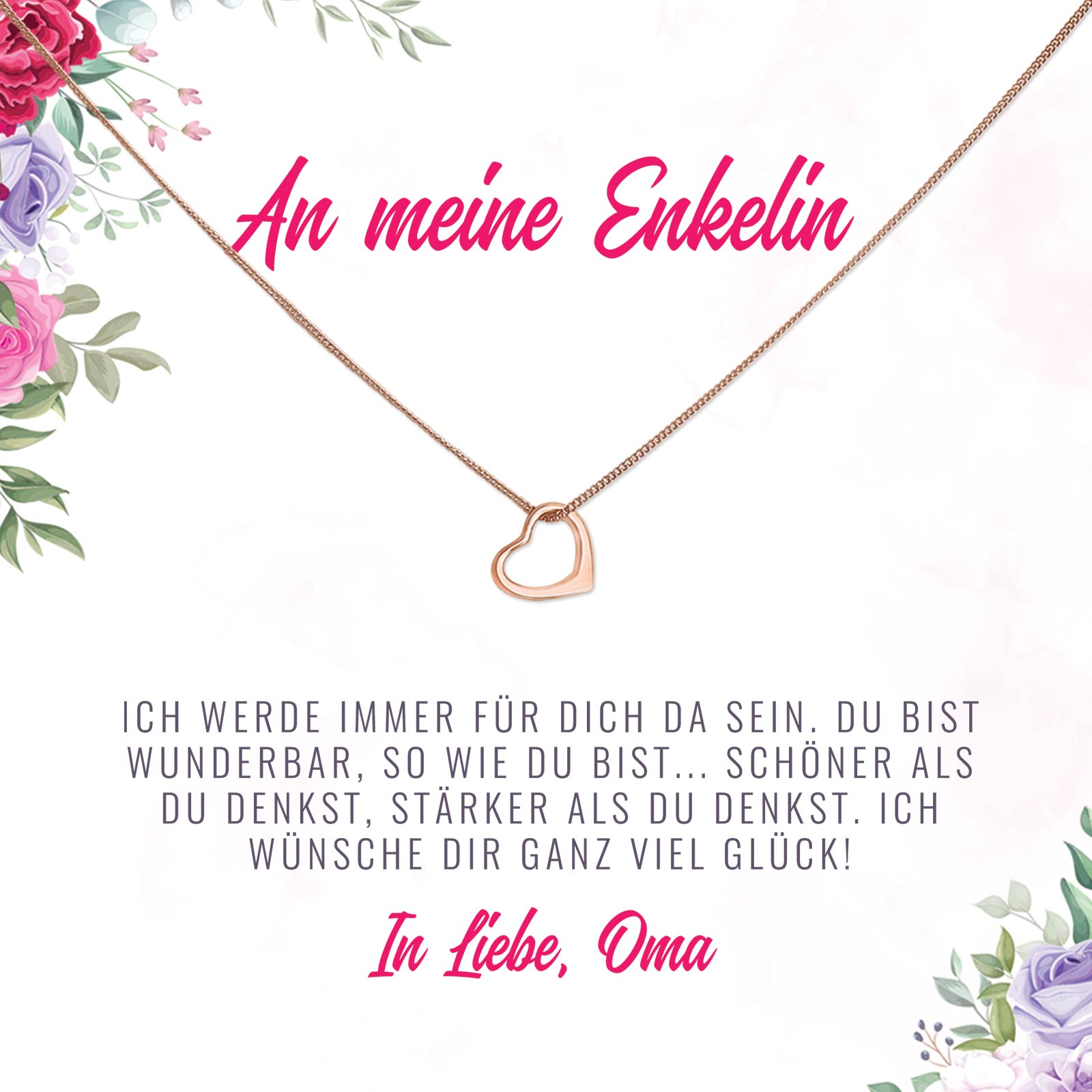 An meine Enkelin - Halskette