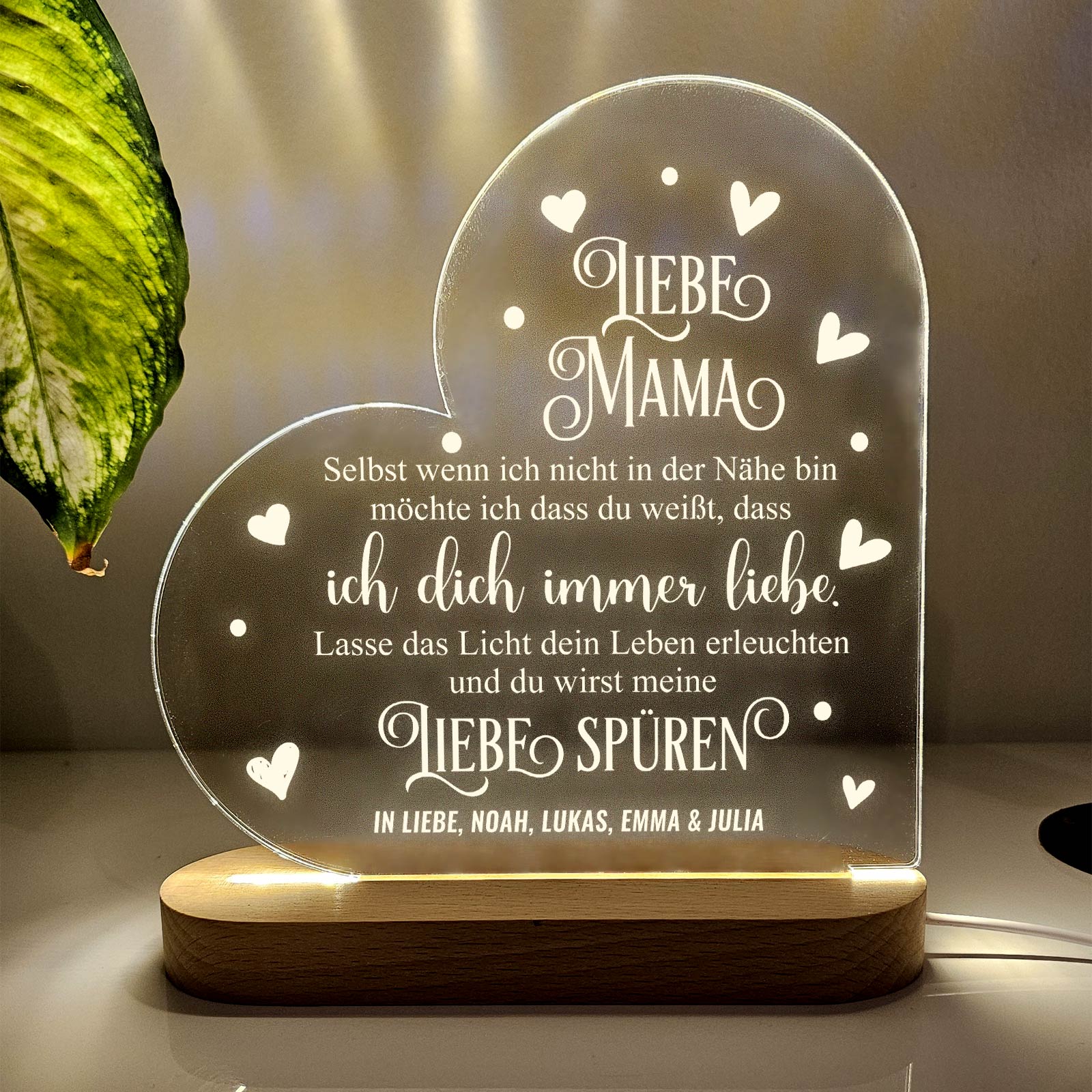 Wenn ich nicht in der Nähe bin – LED-Lampe