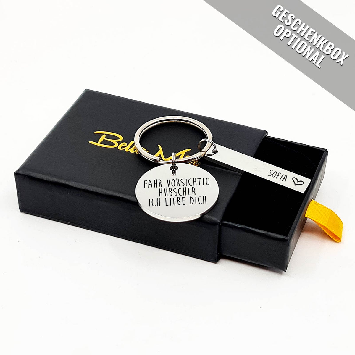 Fahr vorsichtig Hübscher - Schlüsselanhänger