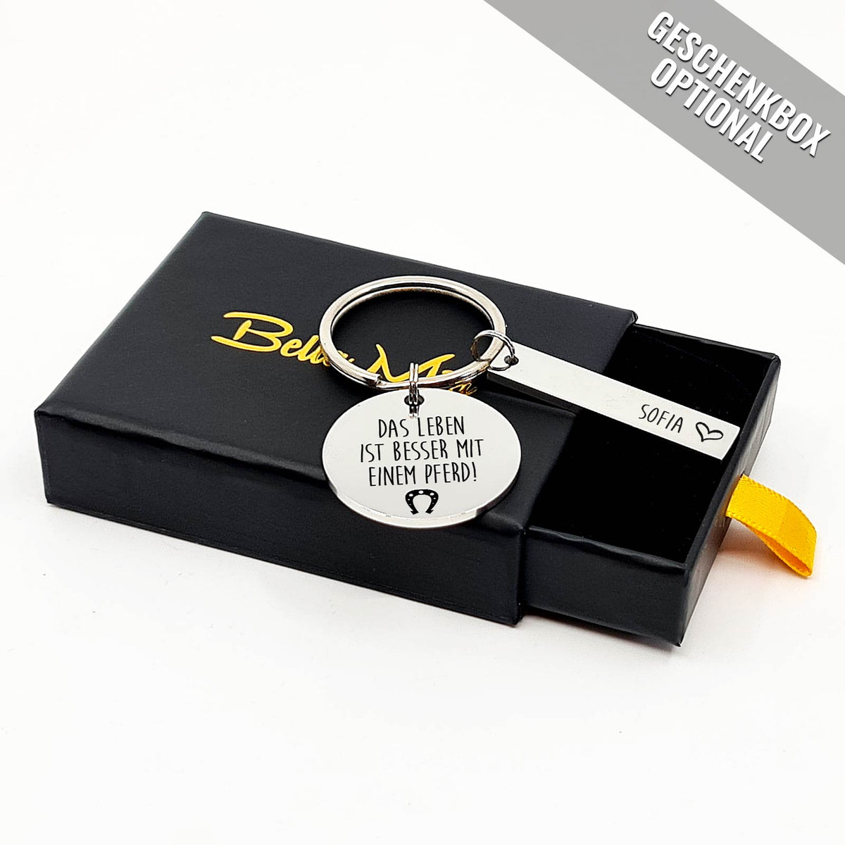 Das Leben ist besser mit einem Pferd! - Schlüsselanhänger