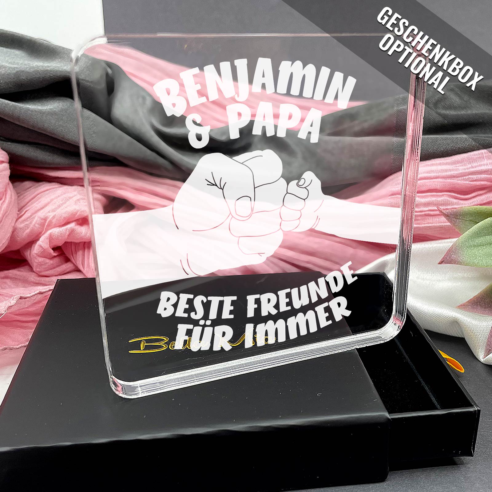 „Beste Freunde für immer“ – Geschenk für Papa
