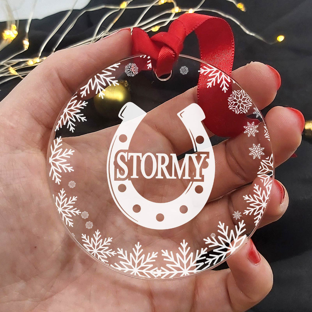 Pferde-Weihnachtsdeco