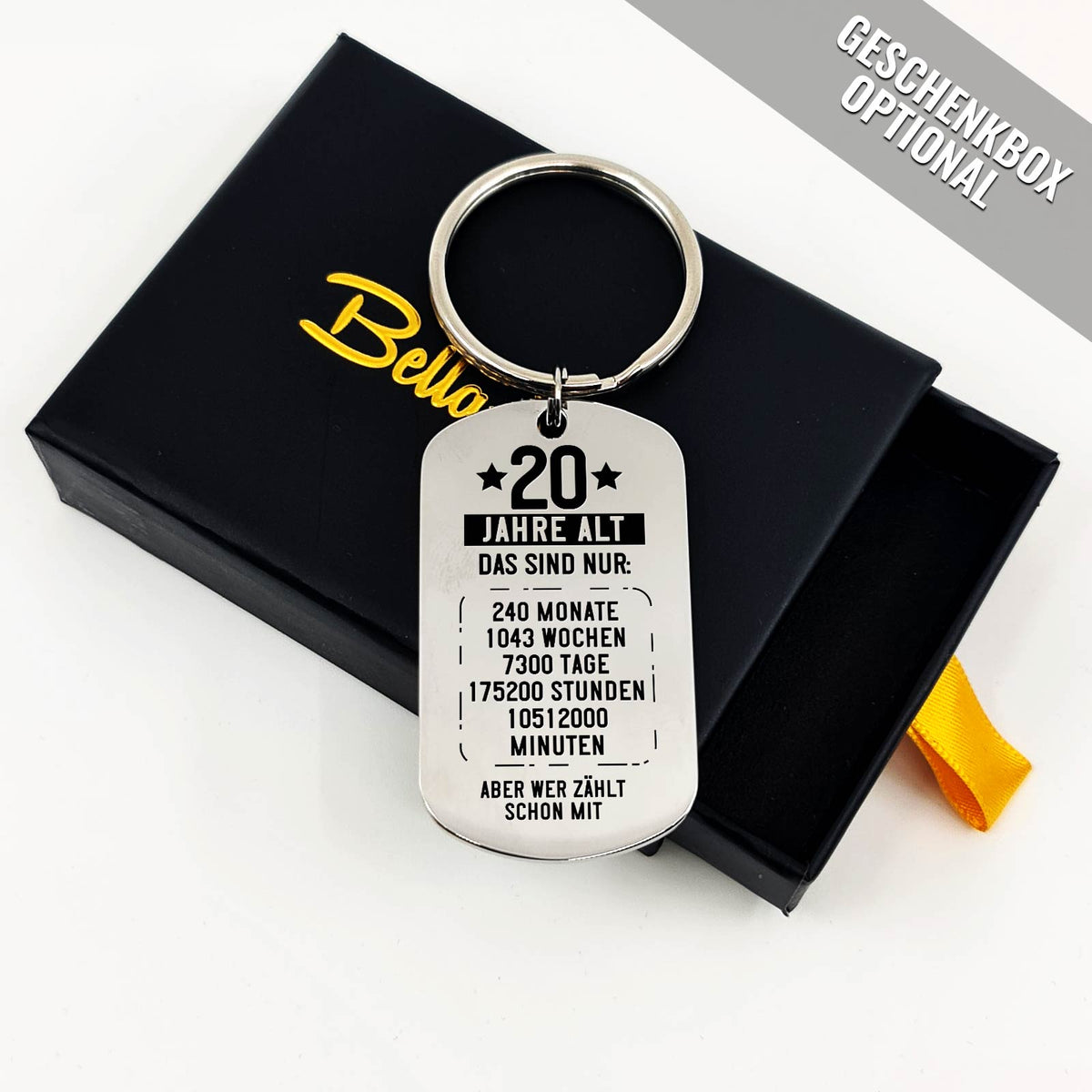 20. Geburtstag Schlüsselanhänger