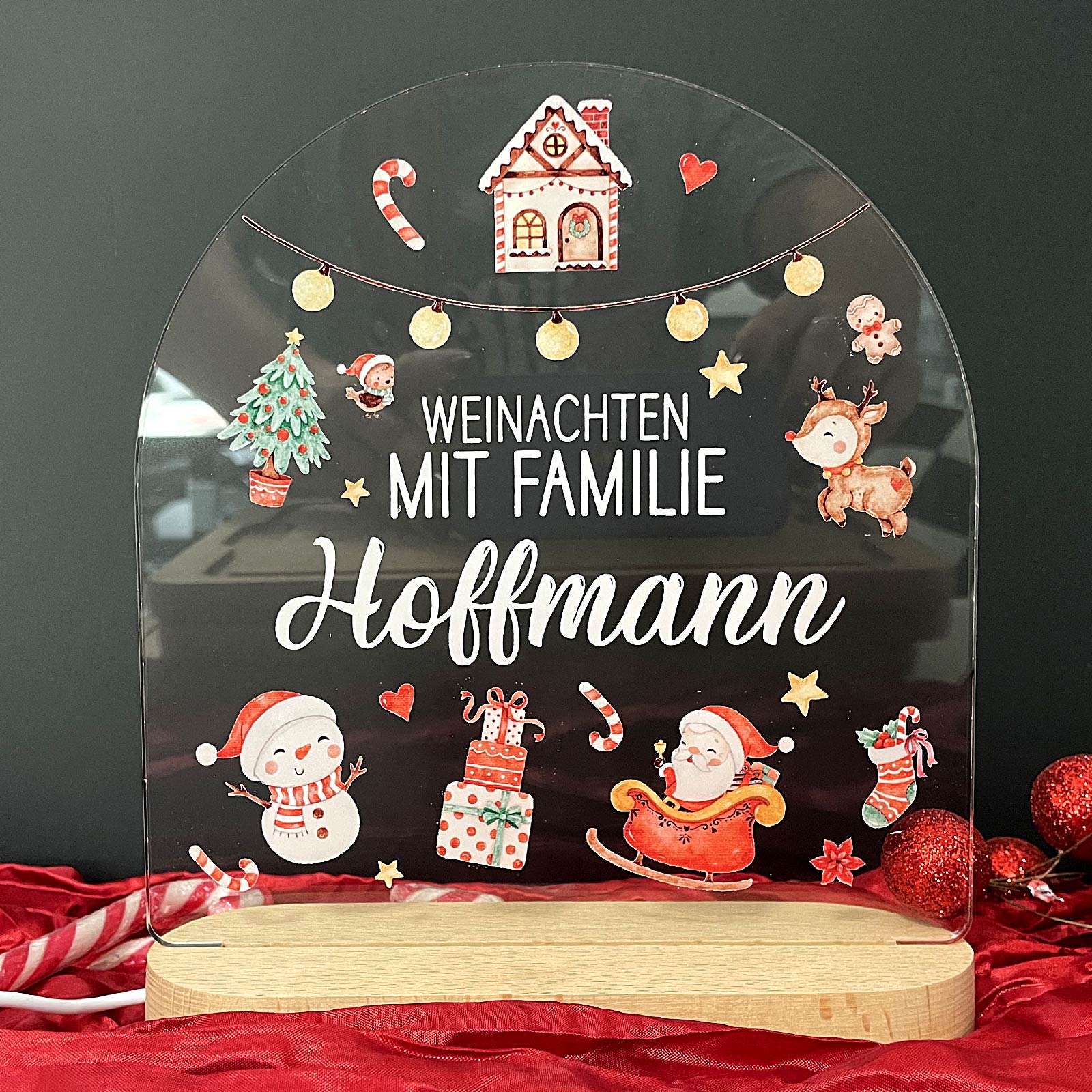 Weihnachten mit Familie - Nachtlicht