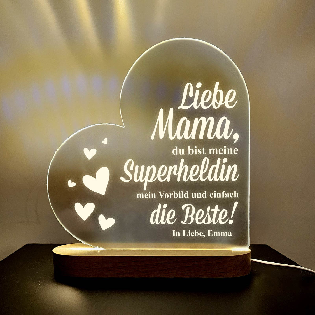 Meine Superheldin – LED-Lampe