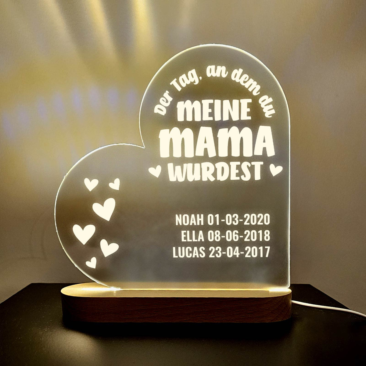 Der Tag, an dem du meine Mama wurdest - Led-lampe