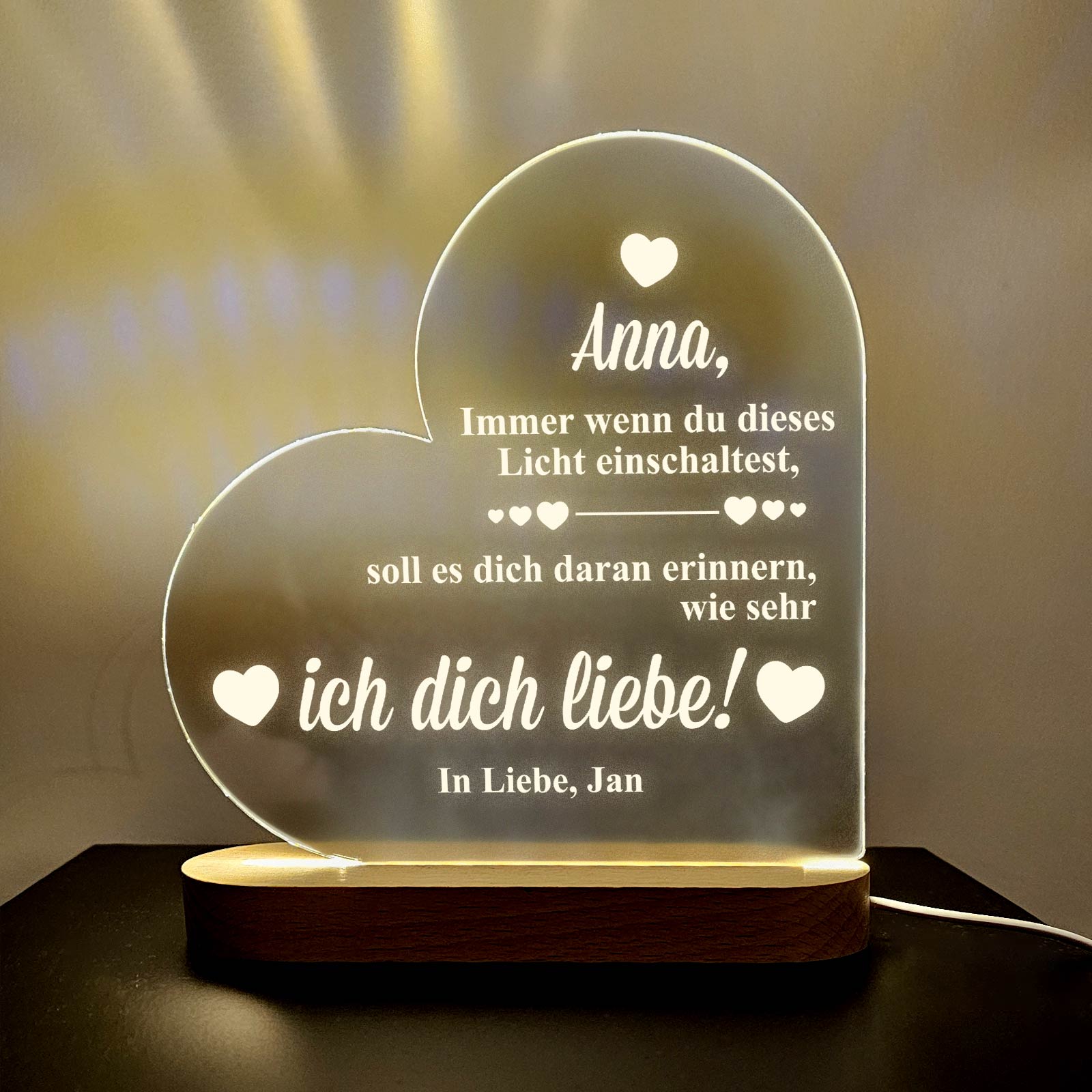 Valentinstags-Licht