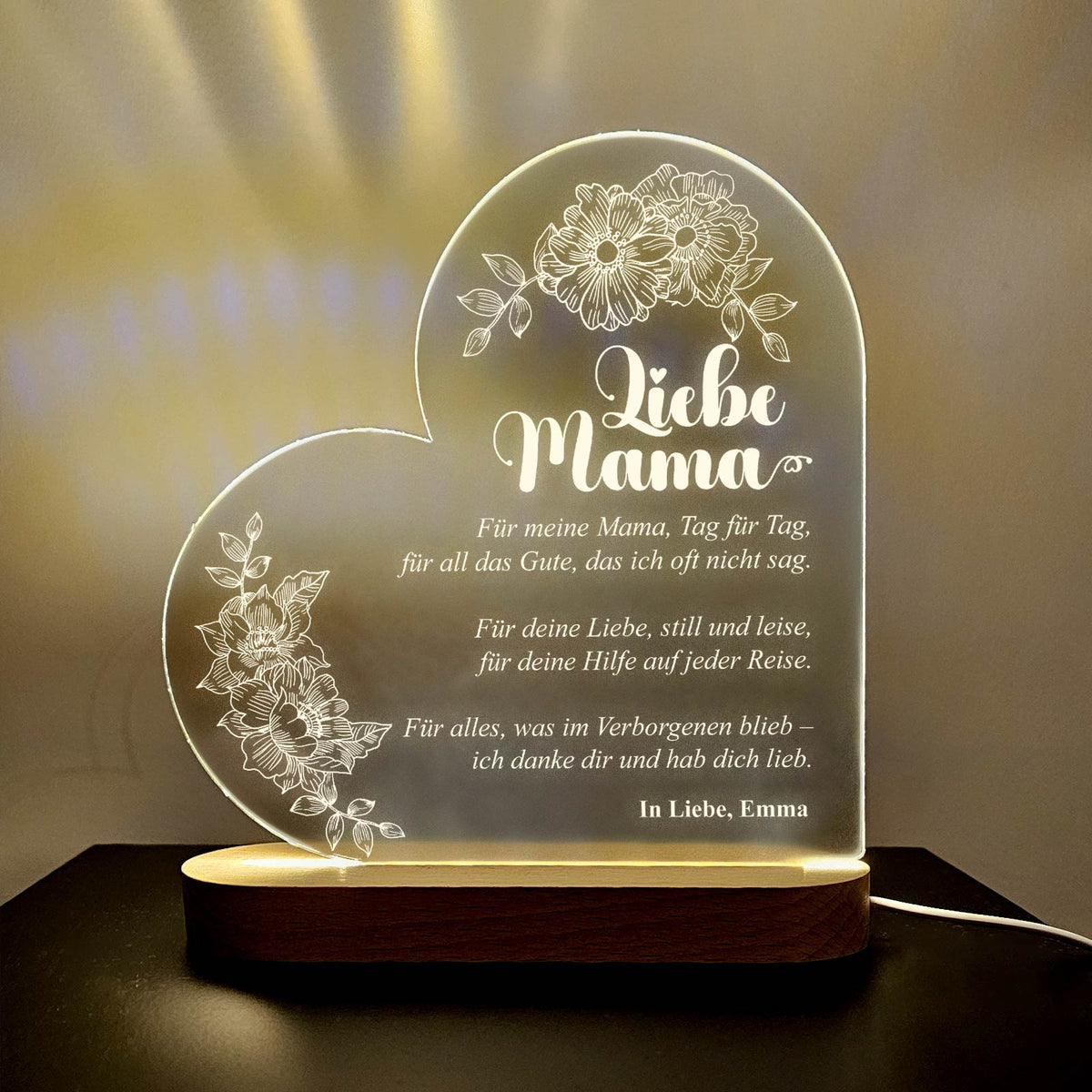 Für meine Mama – LED-Lampe
