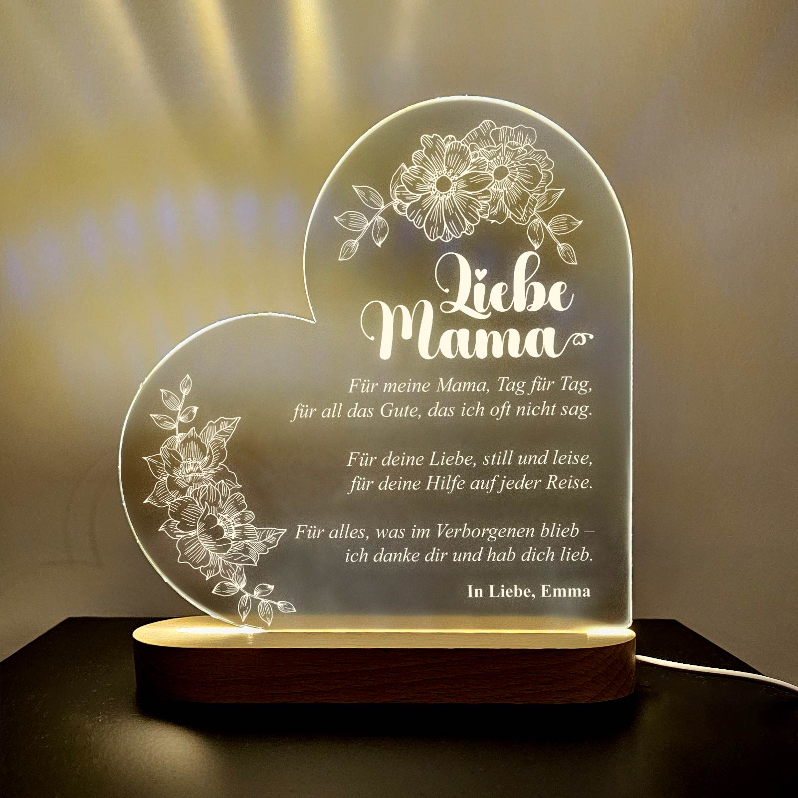 Für meine Mama – LED-Lampe