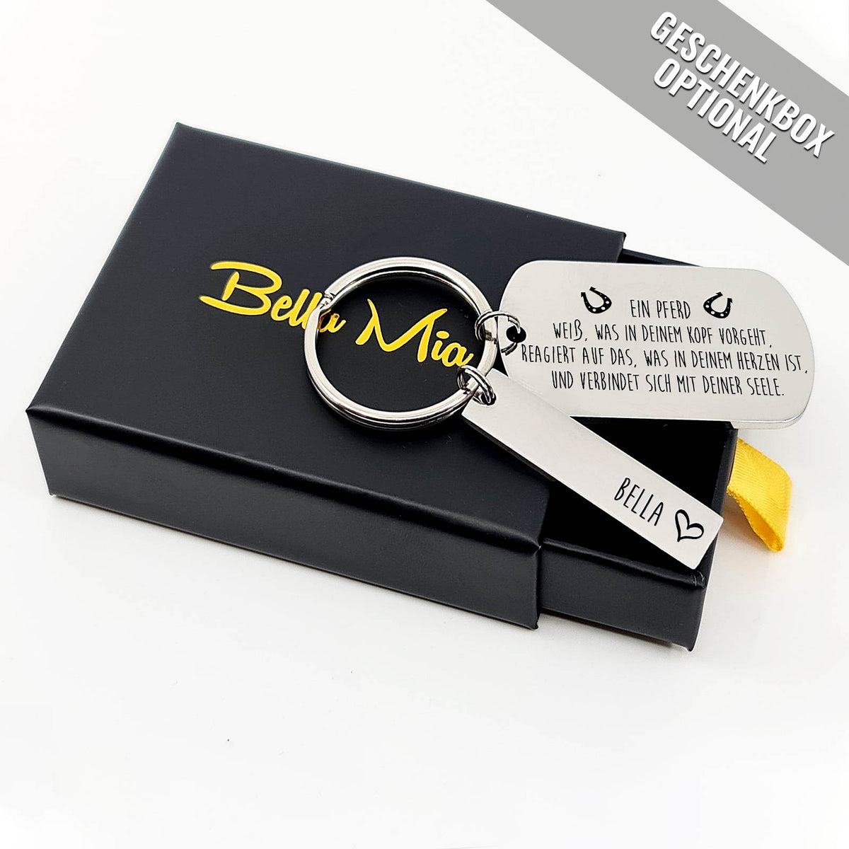 Ein Pferd weiß, was in deinem Kopf vorgeht - Schlüsselanhänger