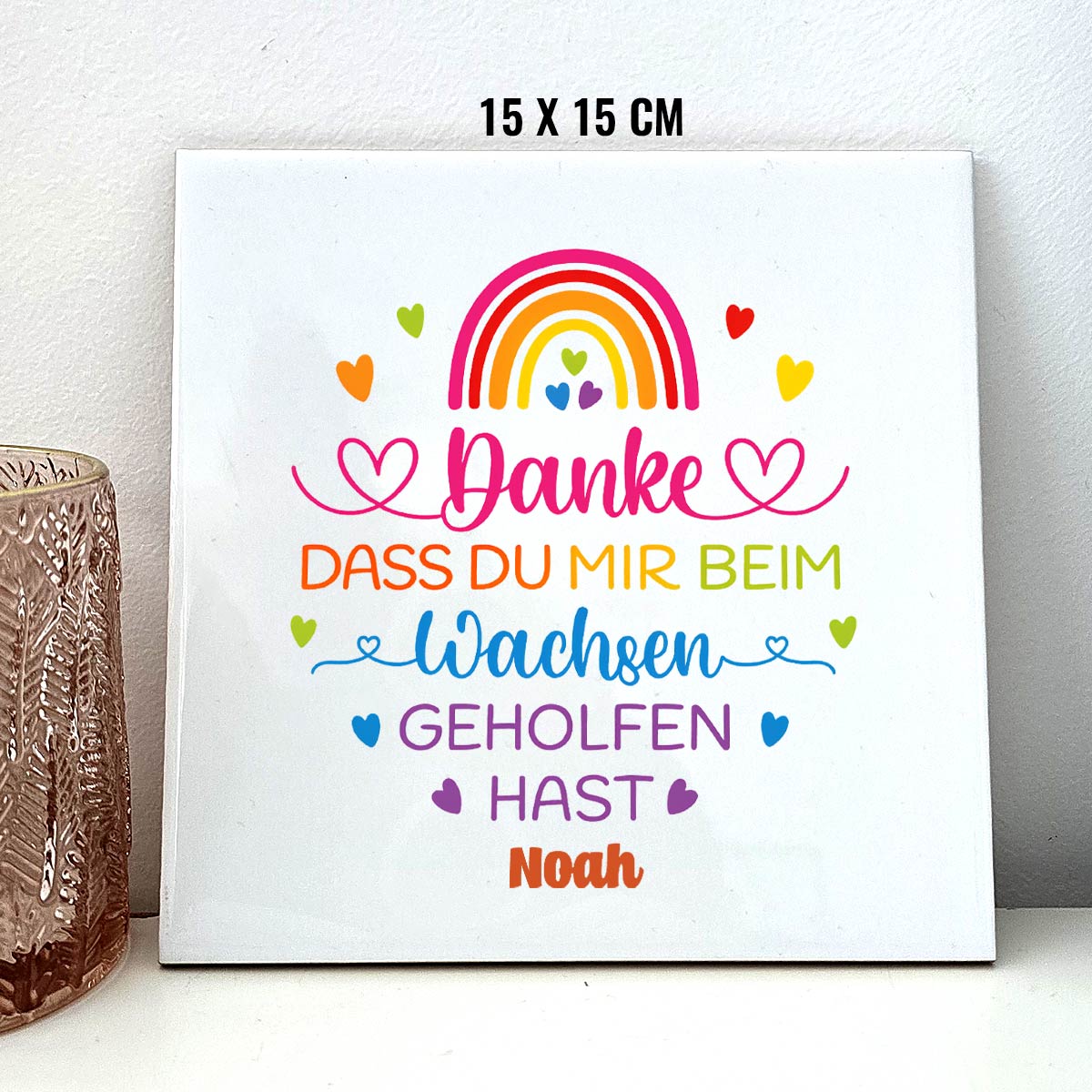 Danke - Keramikkachel