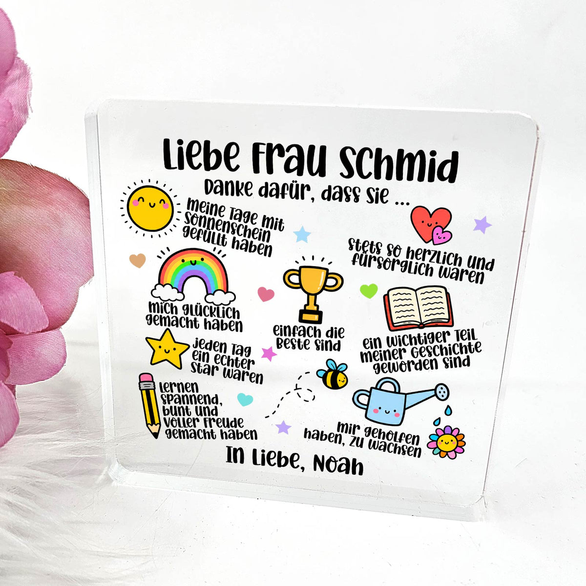 Danke dafür, dass Sie ... – Geschenkidee für Lehrerabschied