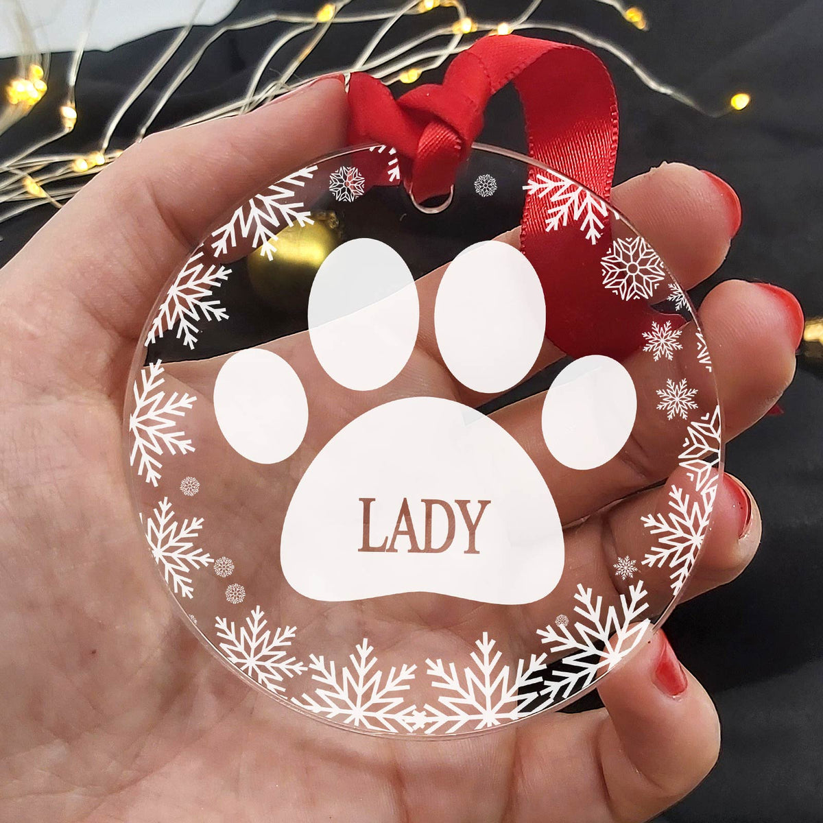 Weihnachtsdeko mit Tatzen