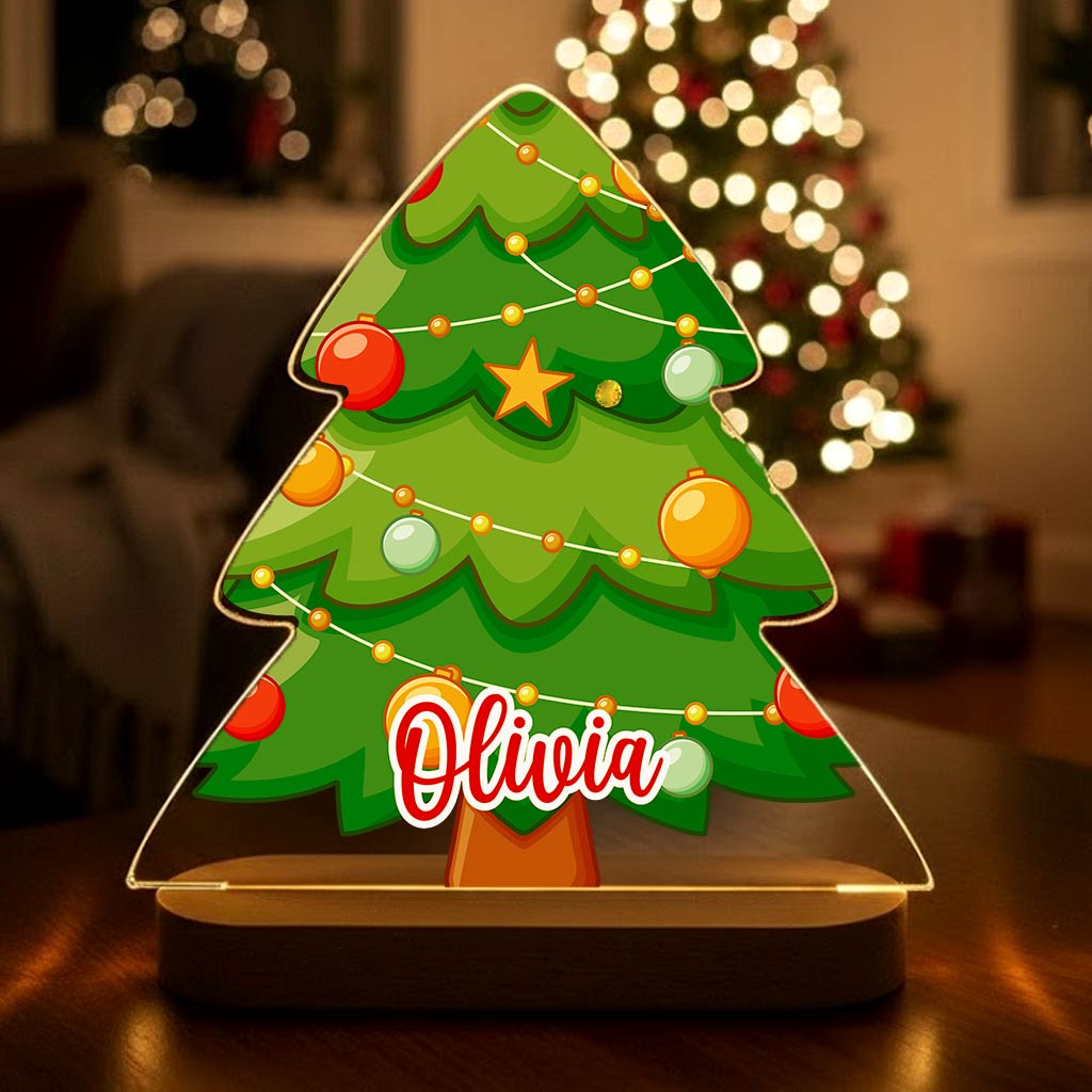 Cartoon-Weihnachtsbaum – LED-Lampe