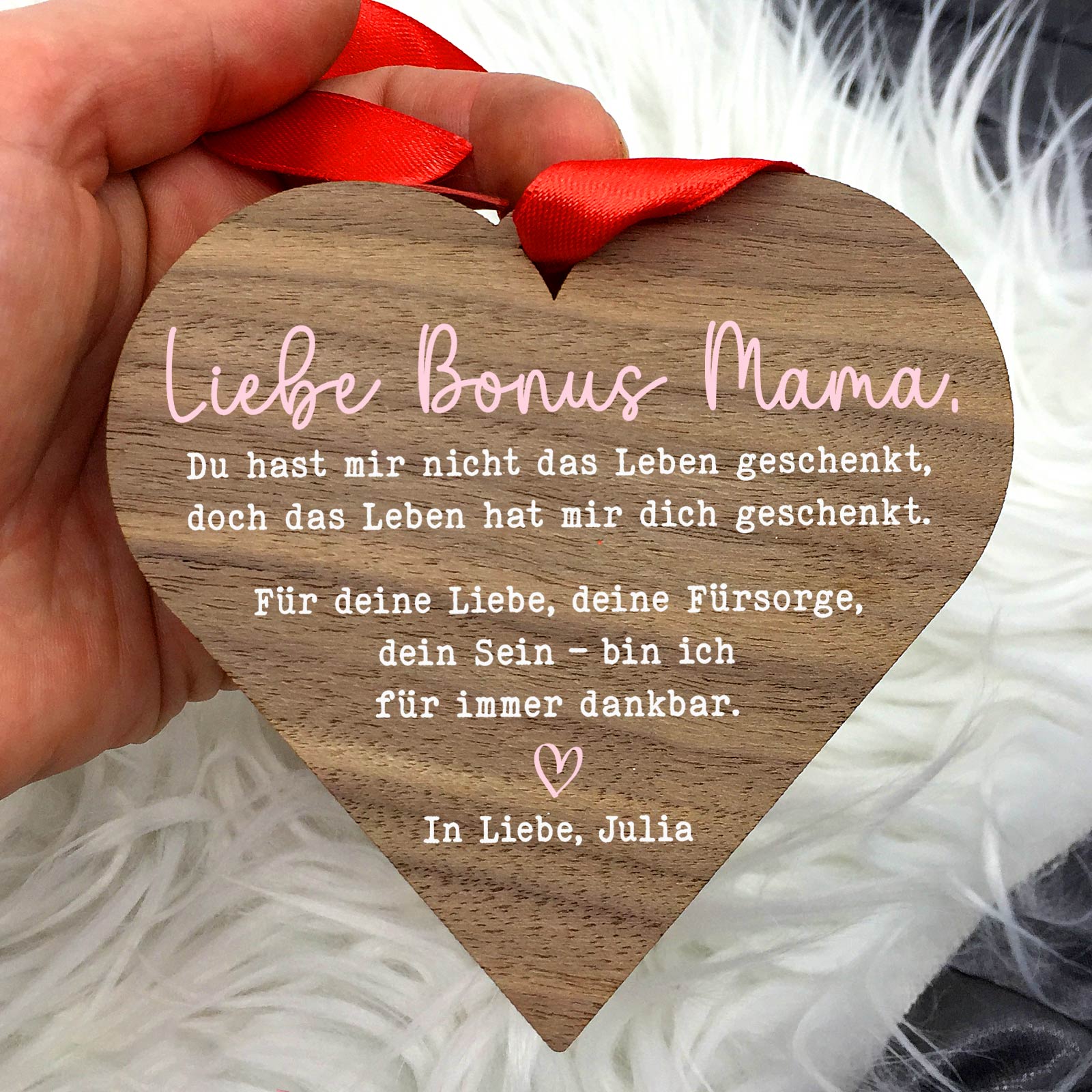 Das Leben gab mir dich – Walnussherz