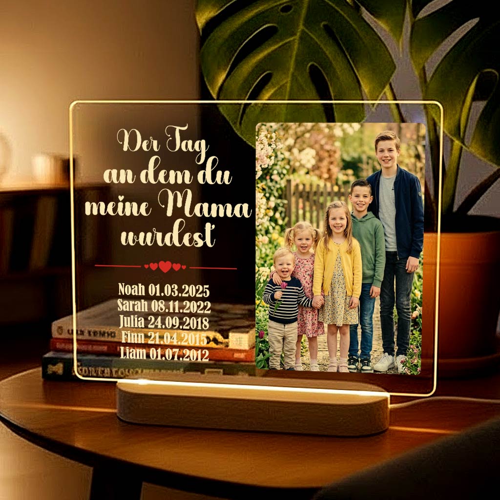 Der Tag, an dem du meine Mama wurdest – Fotolampe