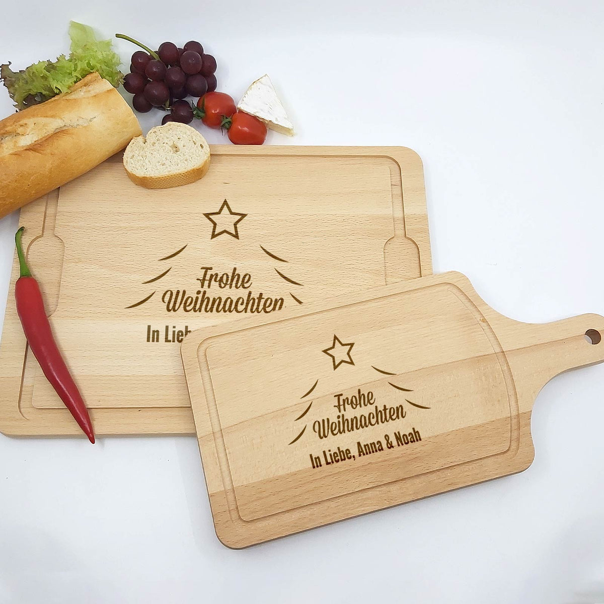 Frohe Weinachten - Schneidebrett