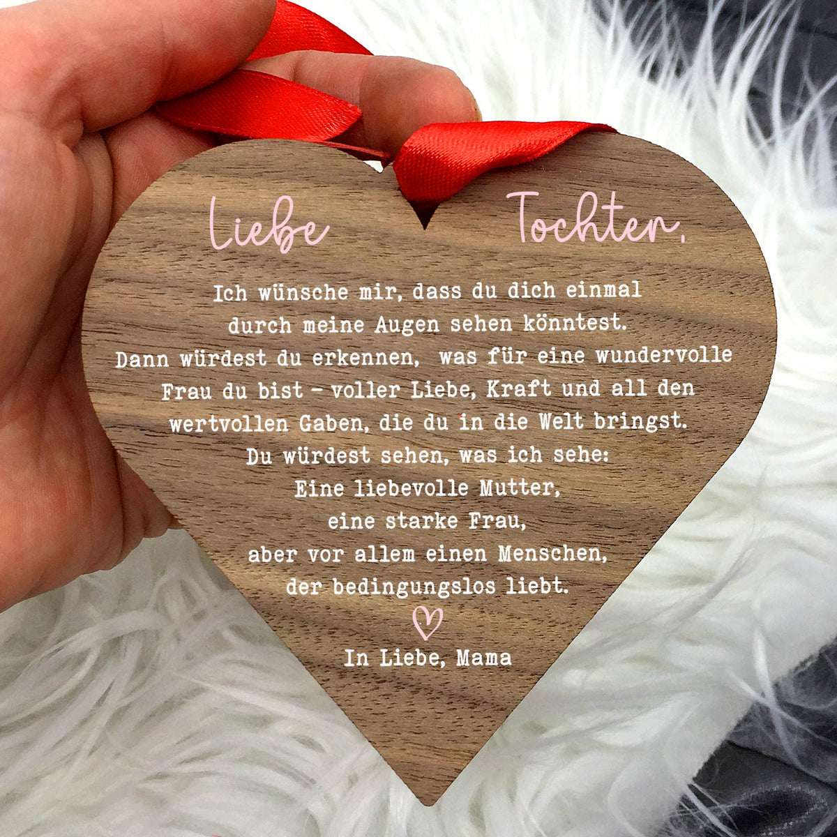 Ich wünsche mir für einen Tag … – Walnussherz