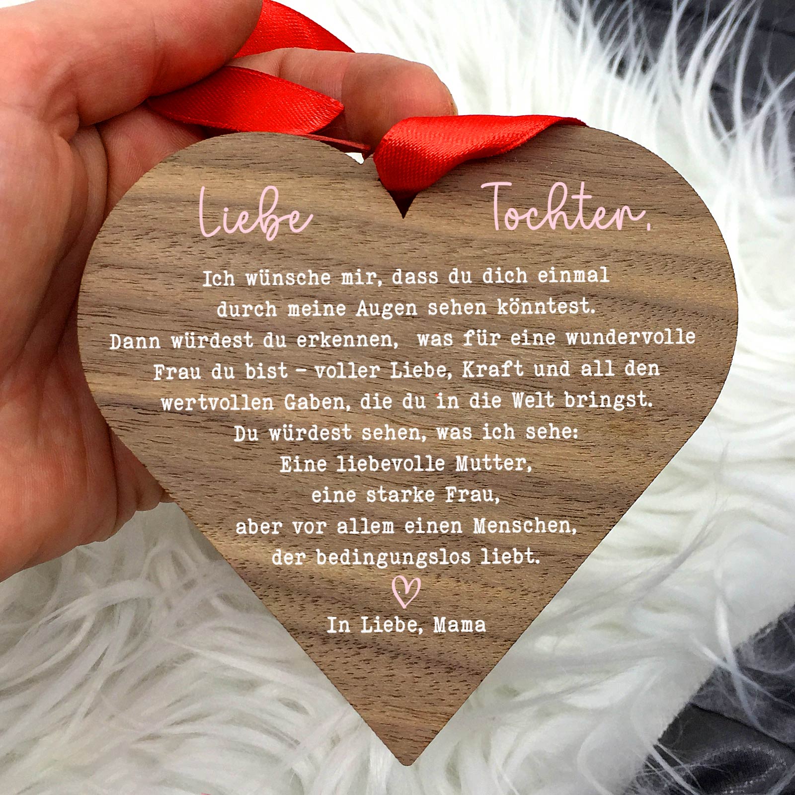 Ich wünsche mir für einen Tag … – Walnussherz