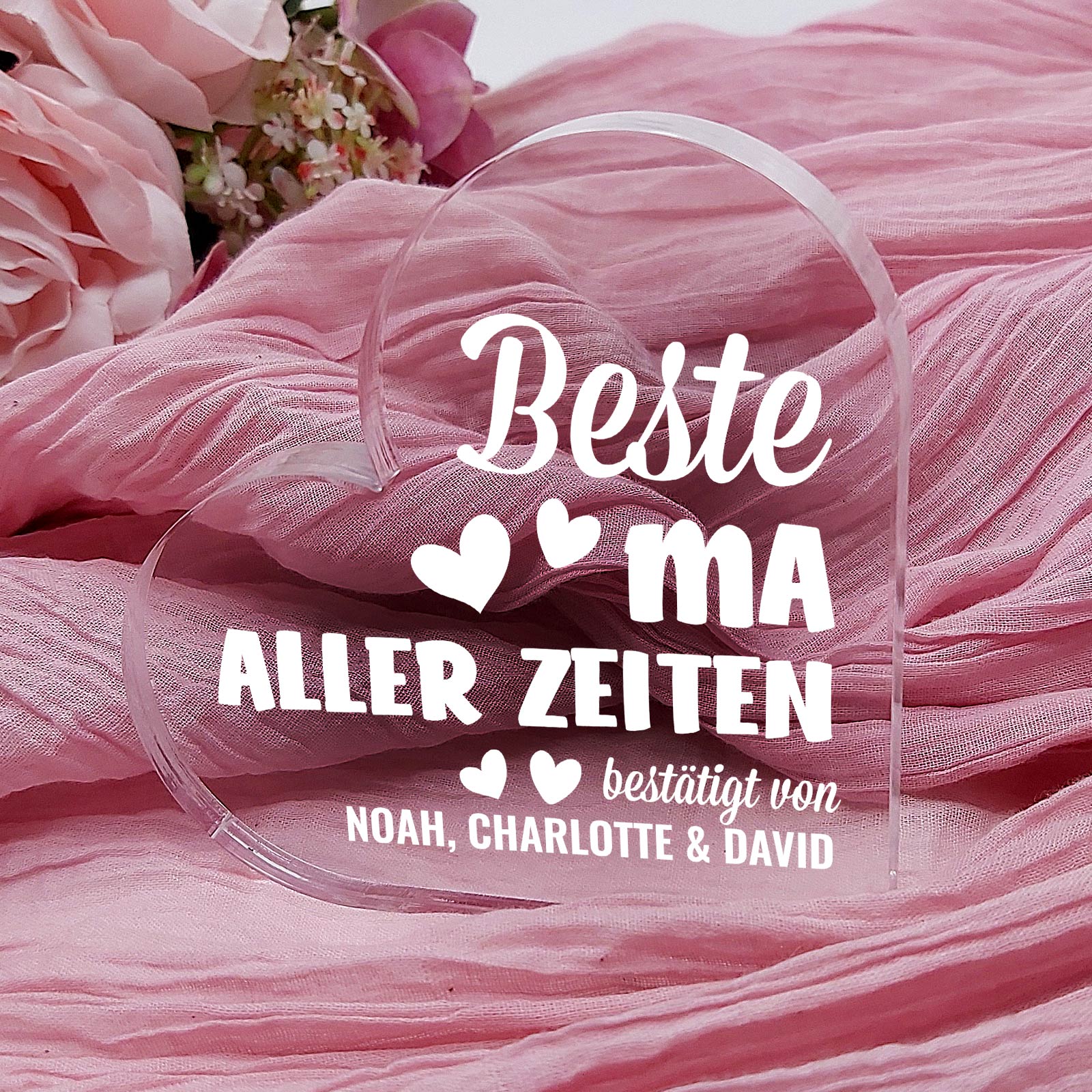 Das Beste überhaupt! – Plexiglasherz
