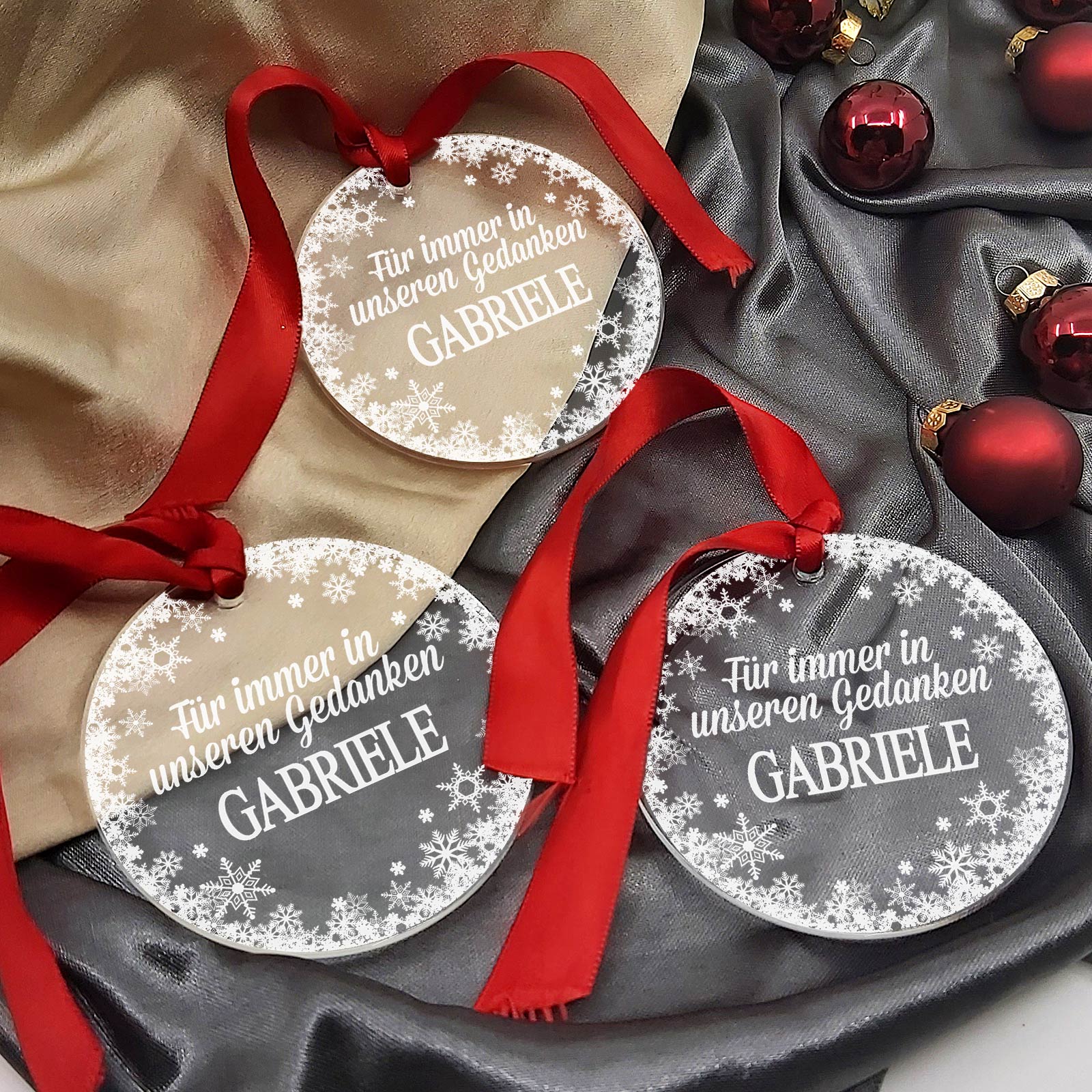 Für immer in unseren Gedanken - Weihnachtsdeko