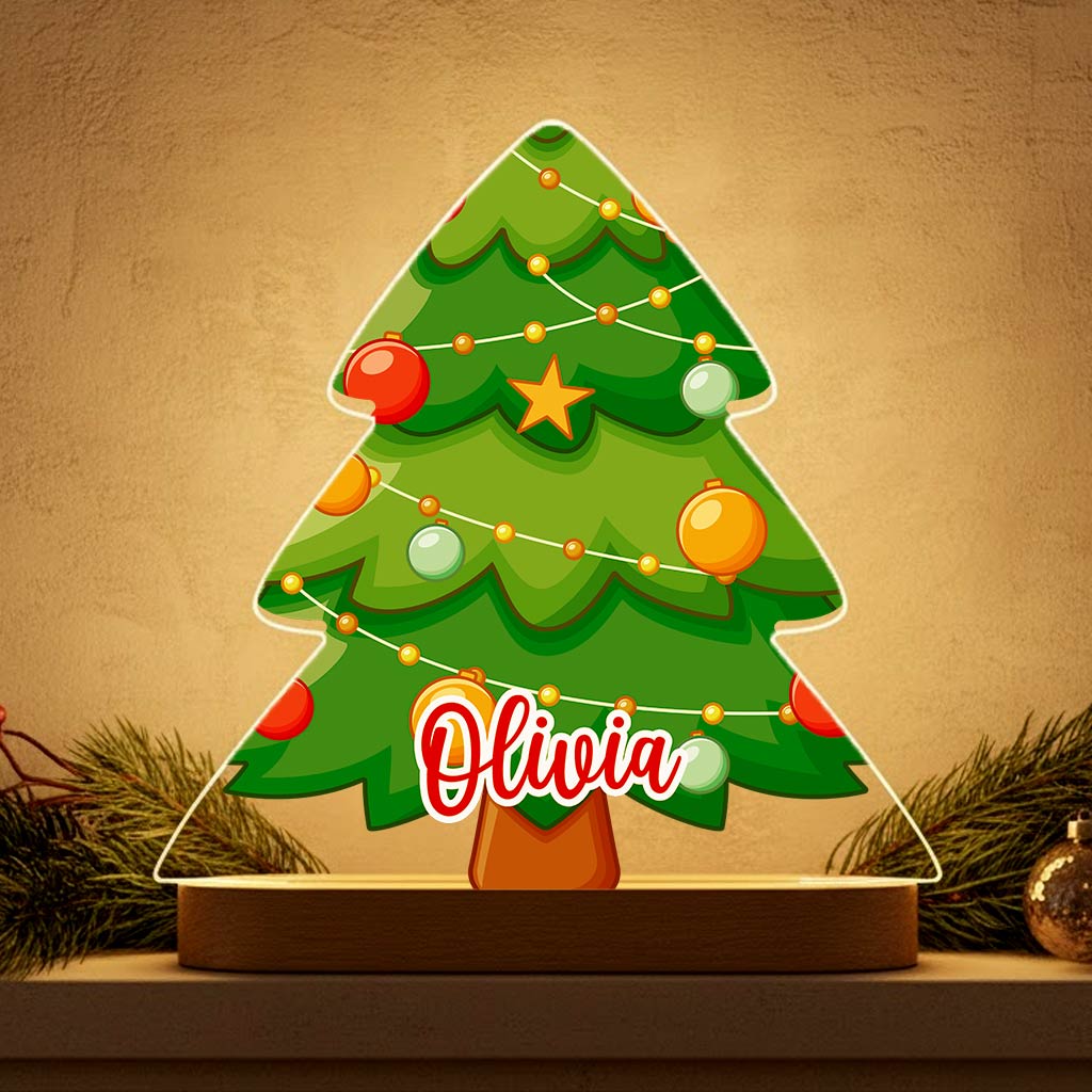 Cartoon-Weihnachtsbaum – LED-Lampe