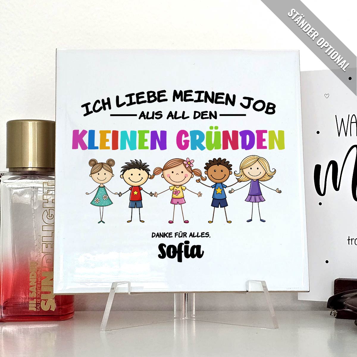 Für all den kleinen Gründen- Keramikkachel