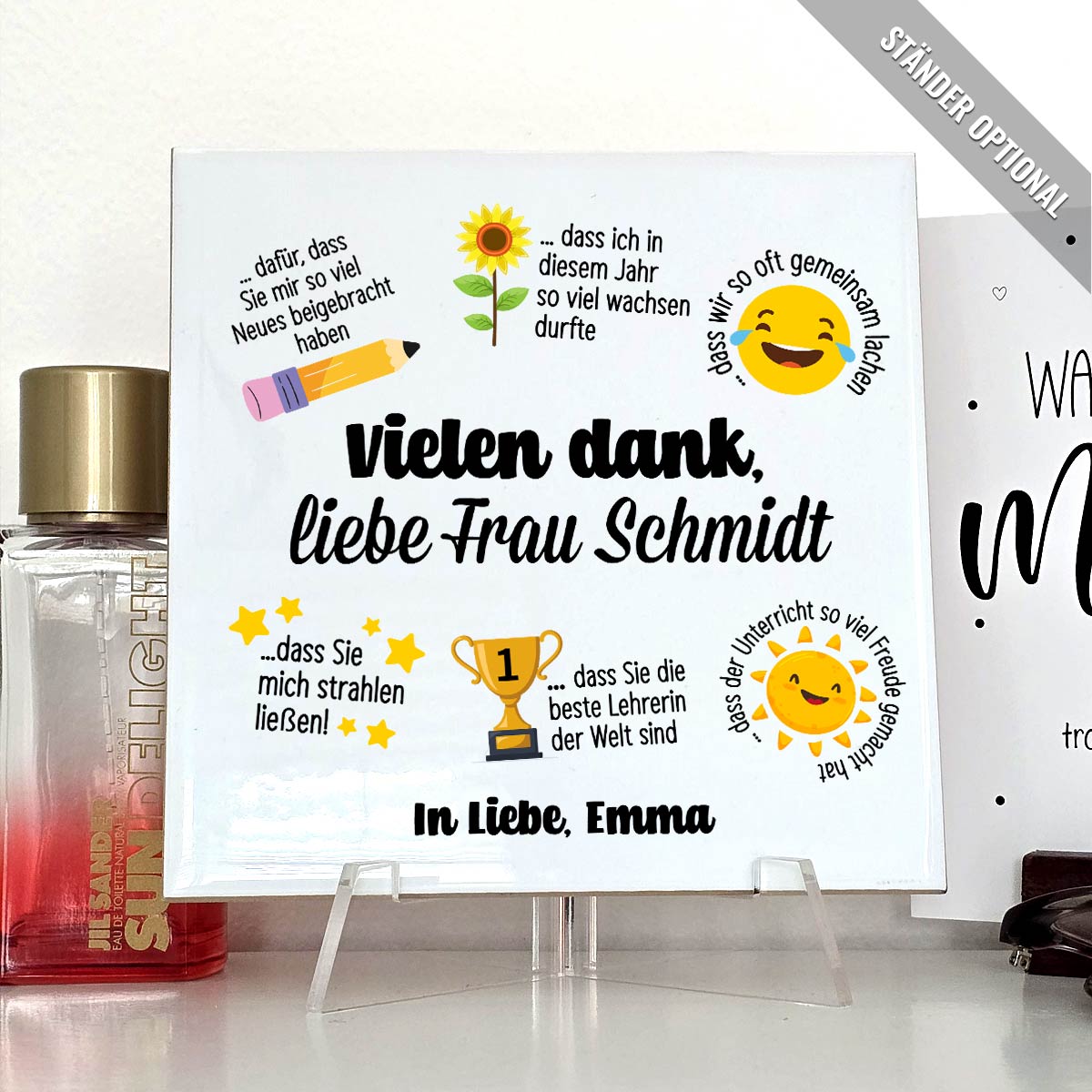 Danke für alles – Geschenkidee für Lehrerinnen