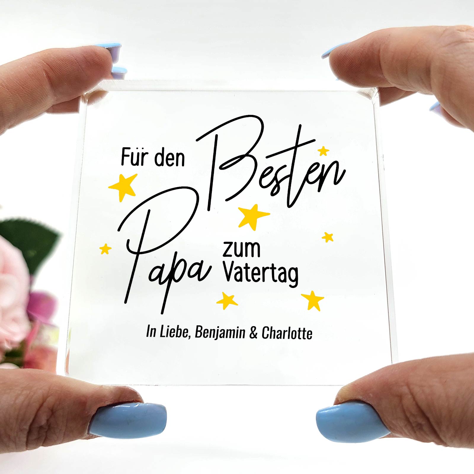 Vatertagsgeschenk aus Plexiglas