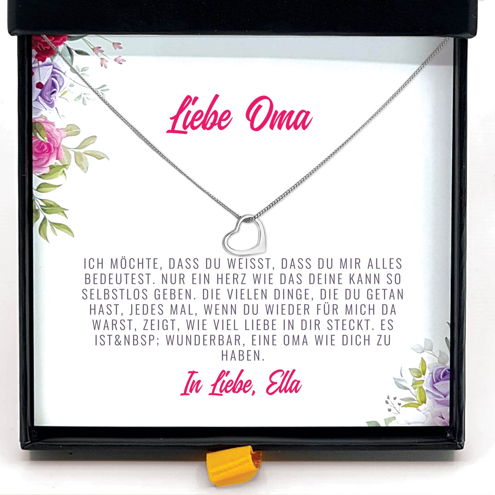 Es ist wunderbar, eine Oma wie Dich zu haben - Halskette