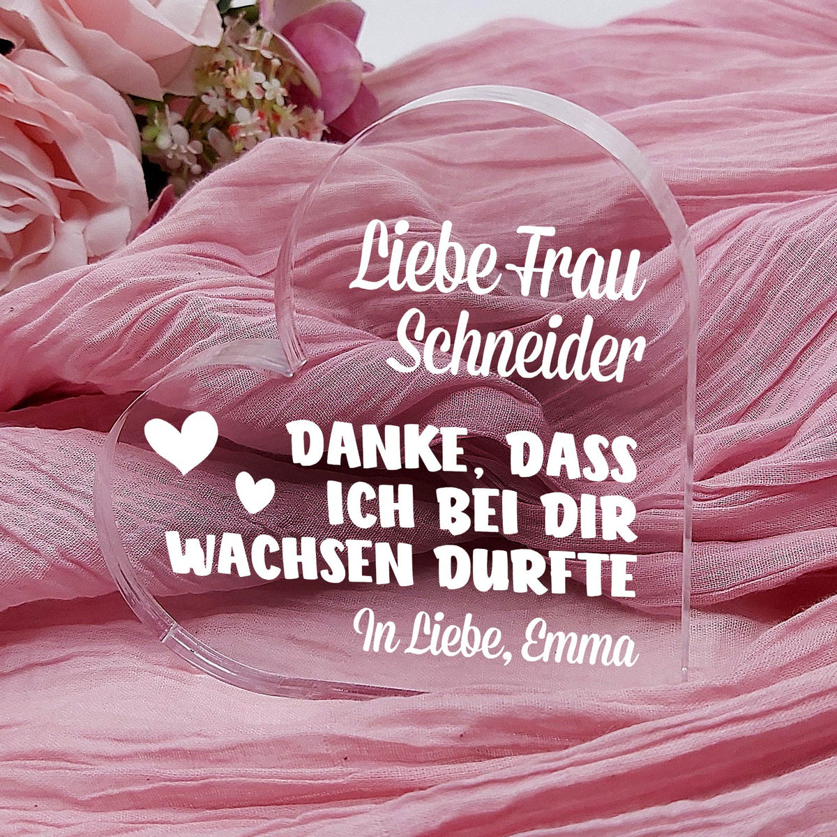 Danke, dass ich bei dir wachsen durfte – Geschenk zum Schulabschluss