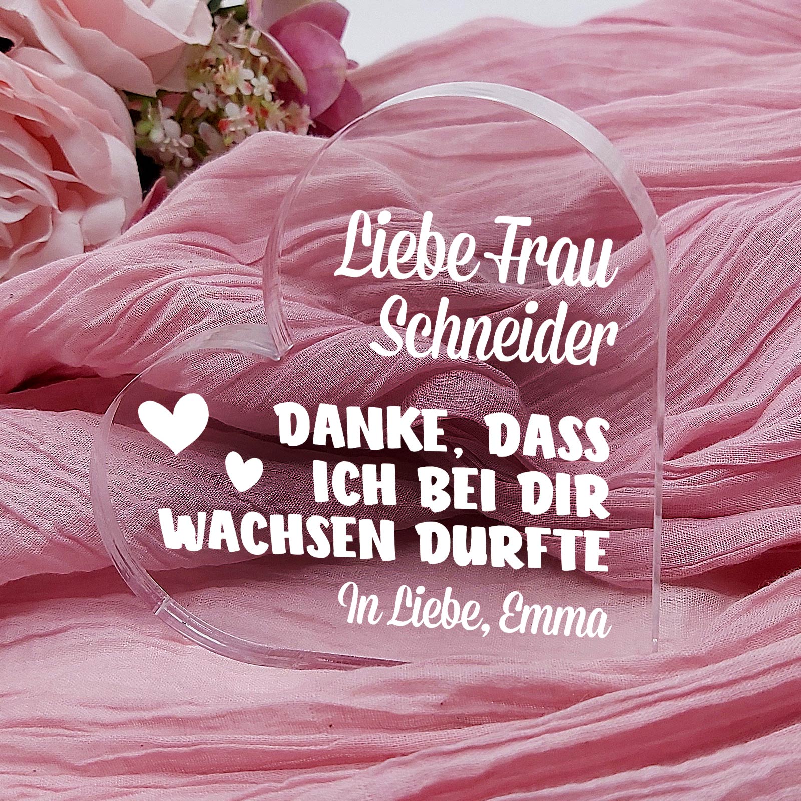 Danke, dass ich bei dir wachsen durfte – Geschenk zum Schulabschluss