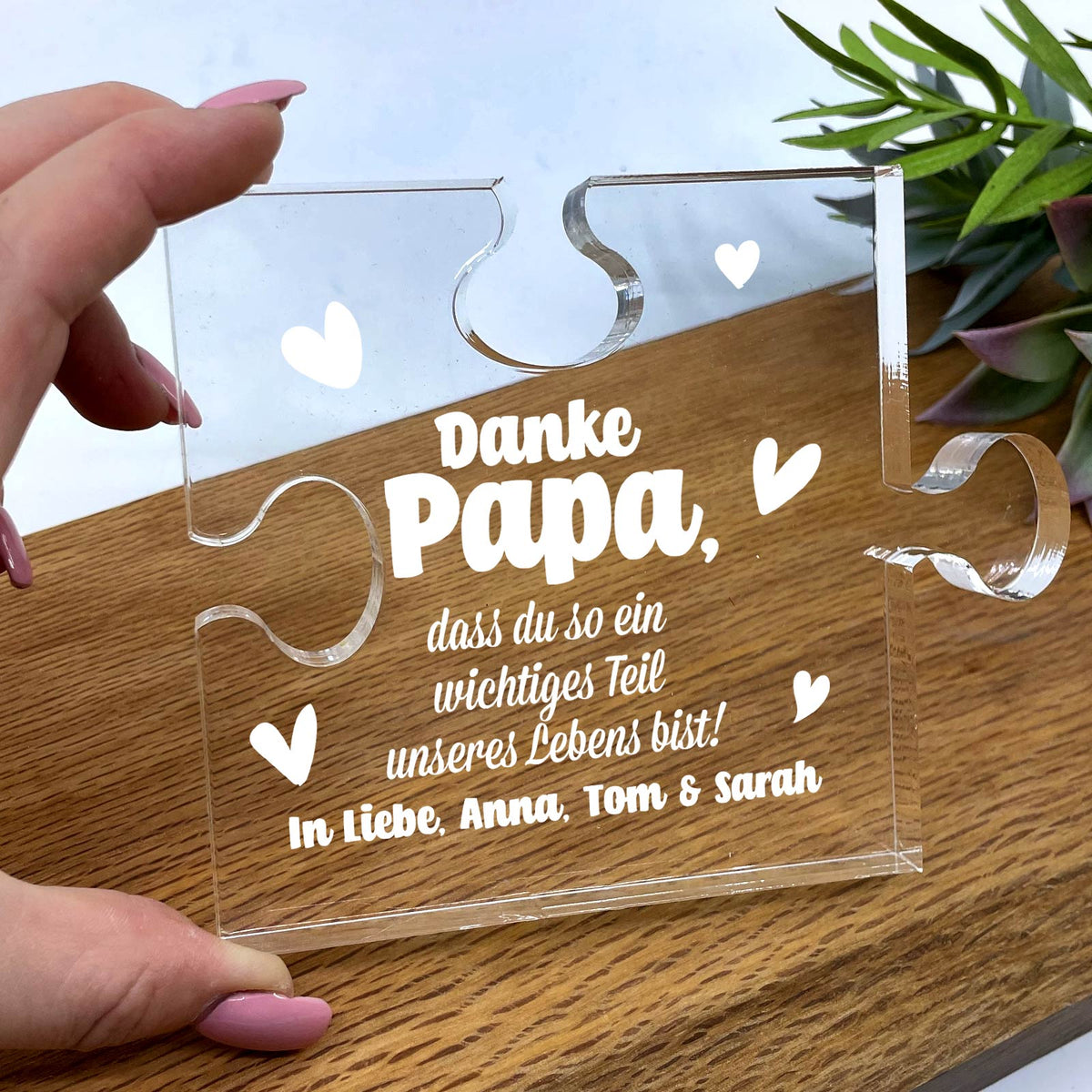 Wichtiger Teil - Plexiglas-Puzzle Teil