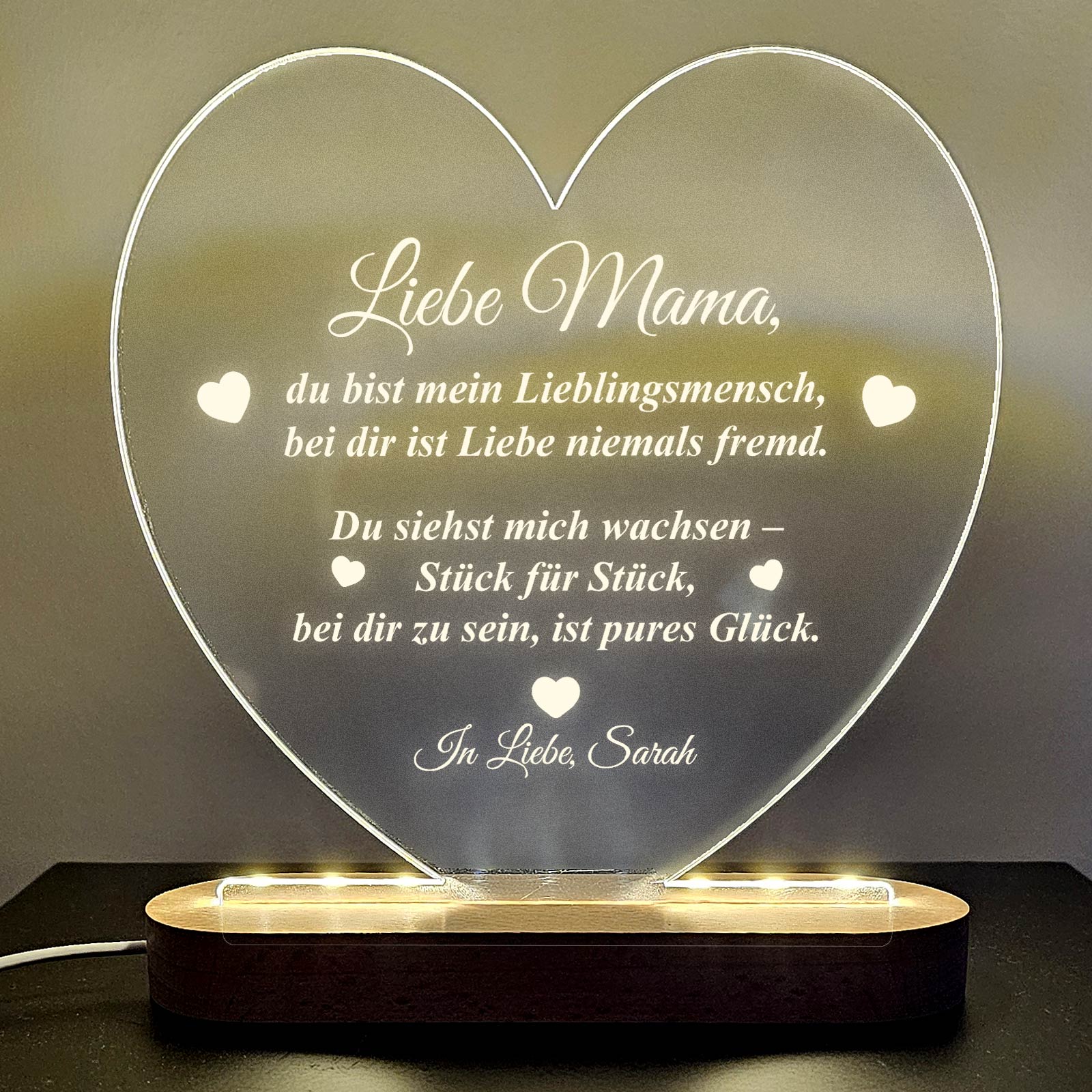 Mein Lieblingsmensch – LED-Lampe