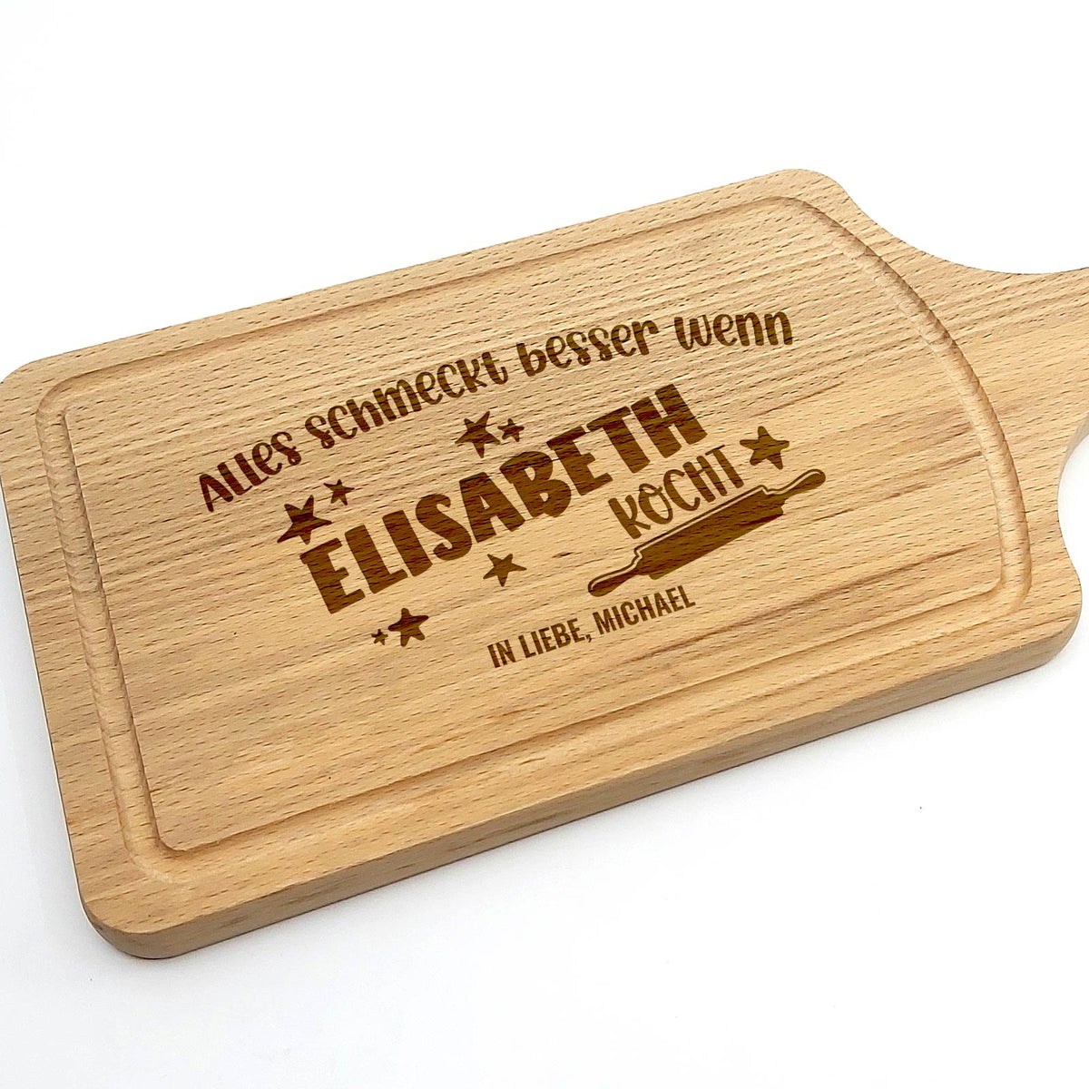 Wenn ... kocht Schneidebrett