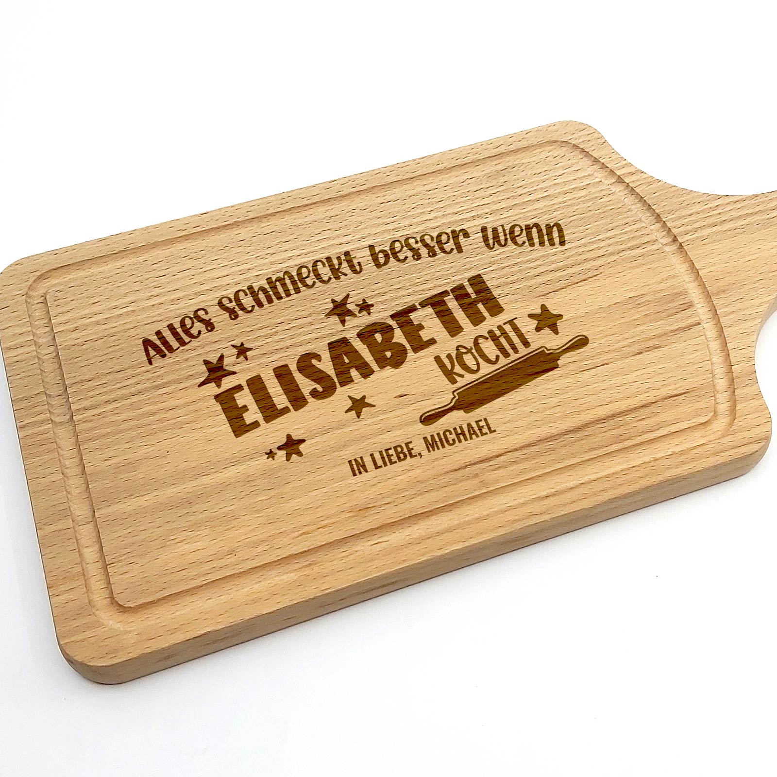 Wenn ... kocht Schneidebrett