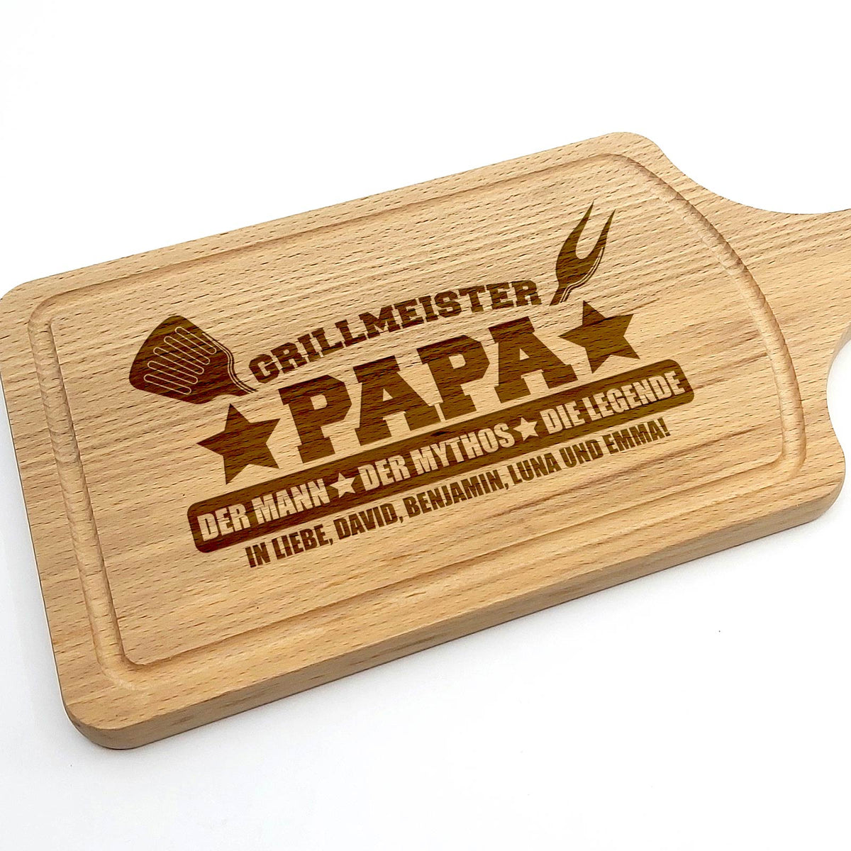 Grillmeister Papa Schneidebrett