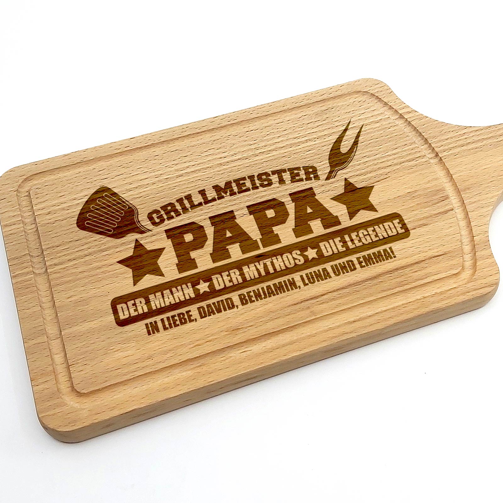 Grillmeister Papa Schneidebrett