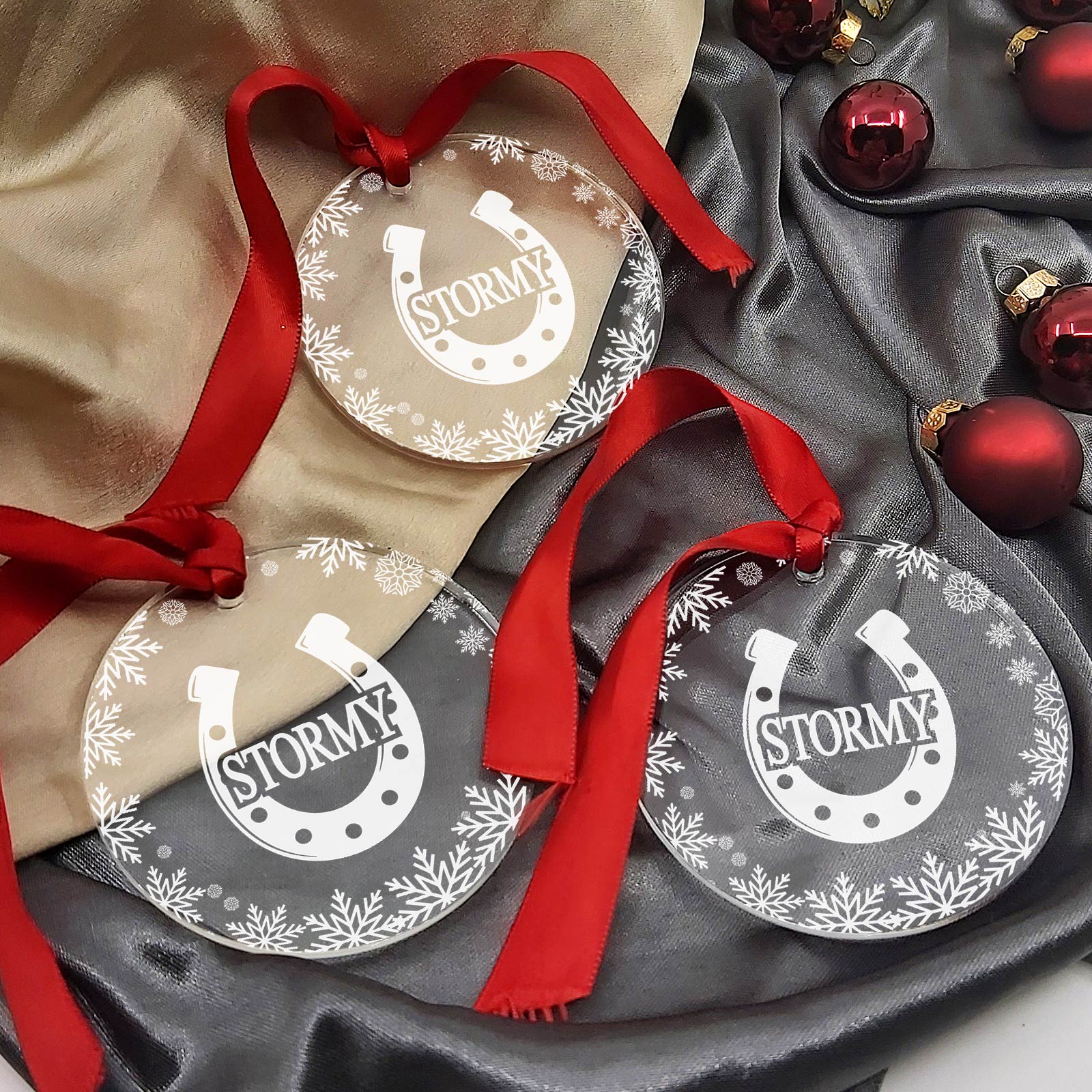 Pferde-Weihnachtsdeco