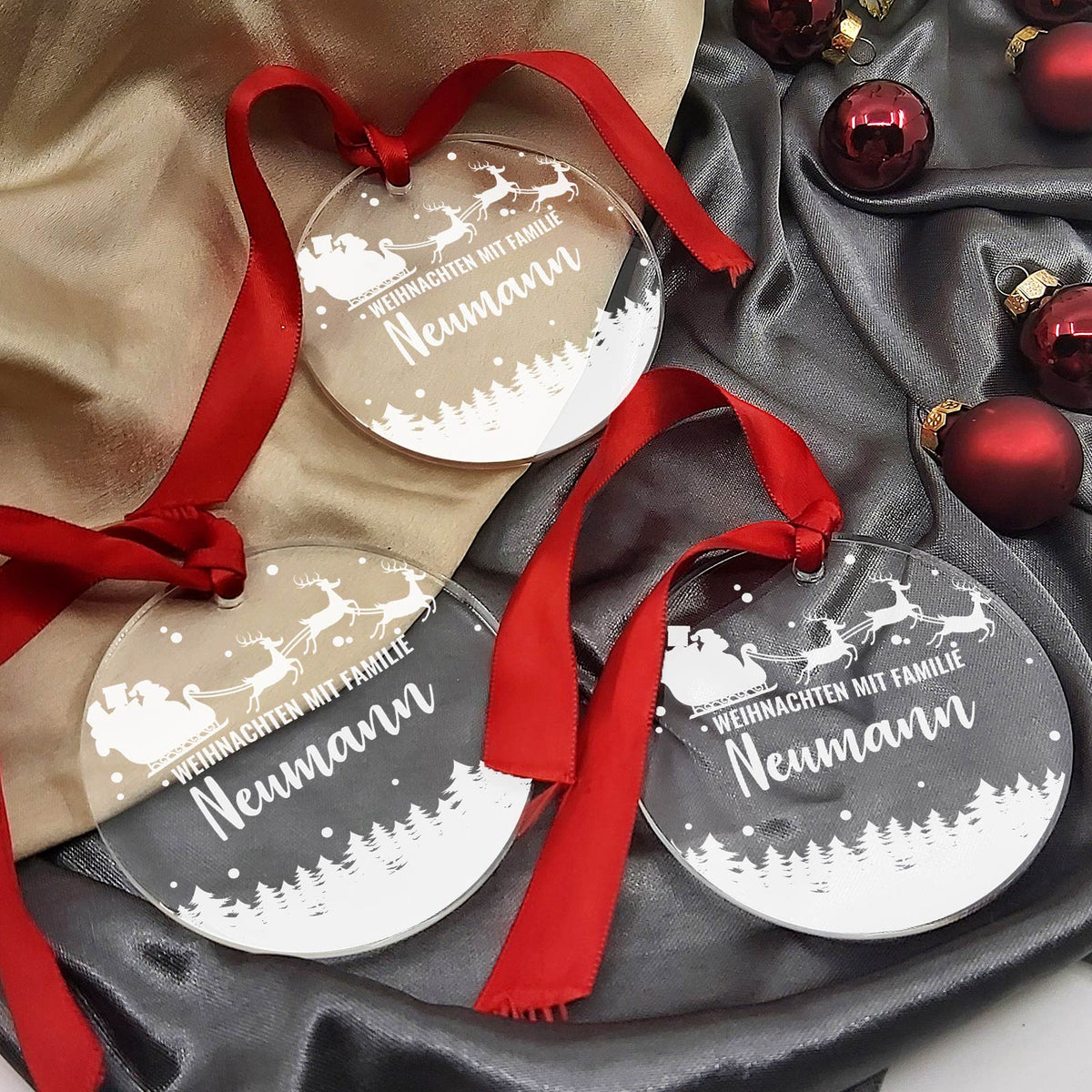 Weihnachten mit familie - Weihnachtsdeko single