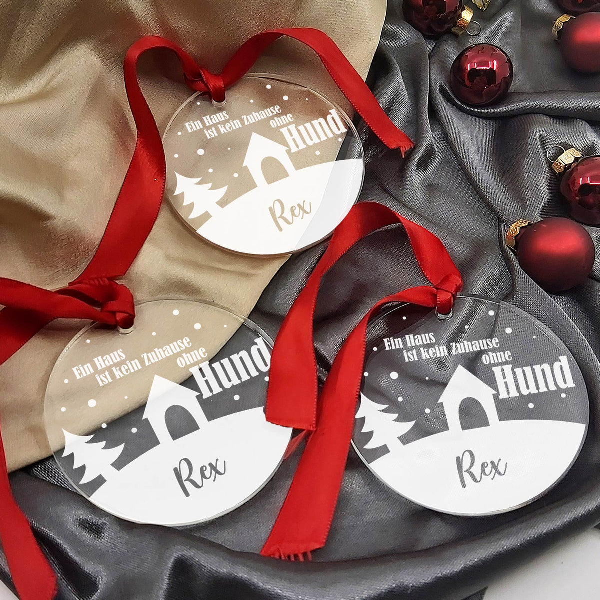 Kein Zuhause ohne Hund - Weihnachtsdeko